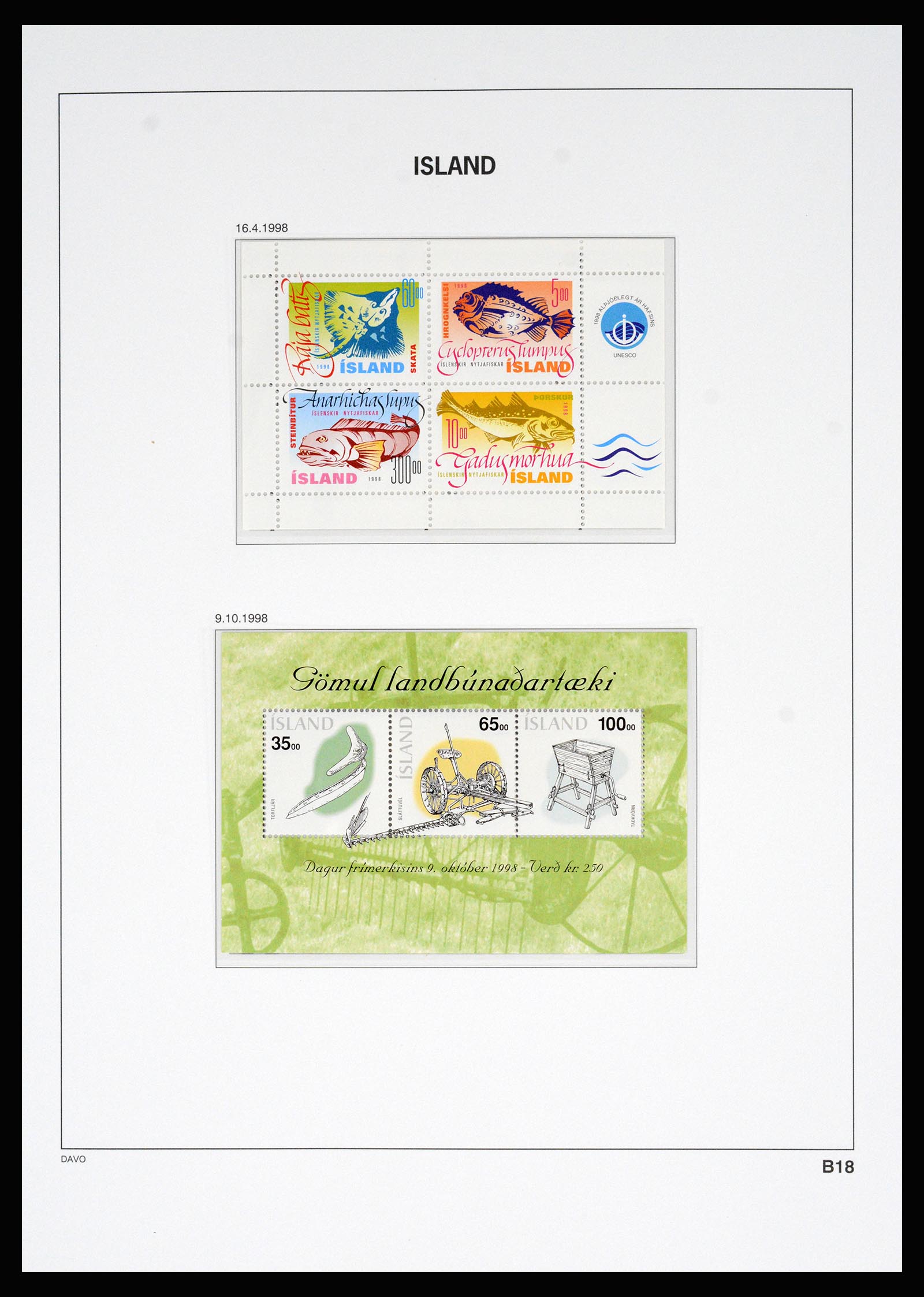 36525 133 - Postzegelverzameling 36525 IJsland 1911-2019!