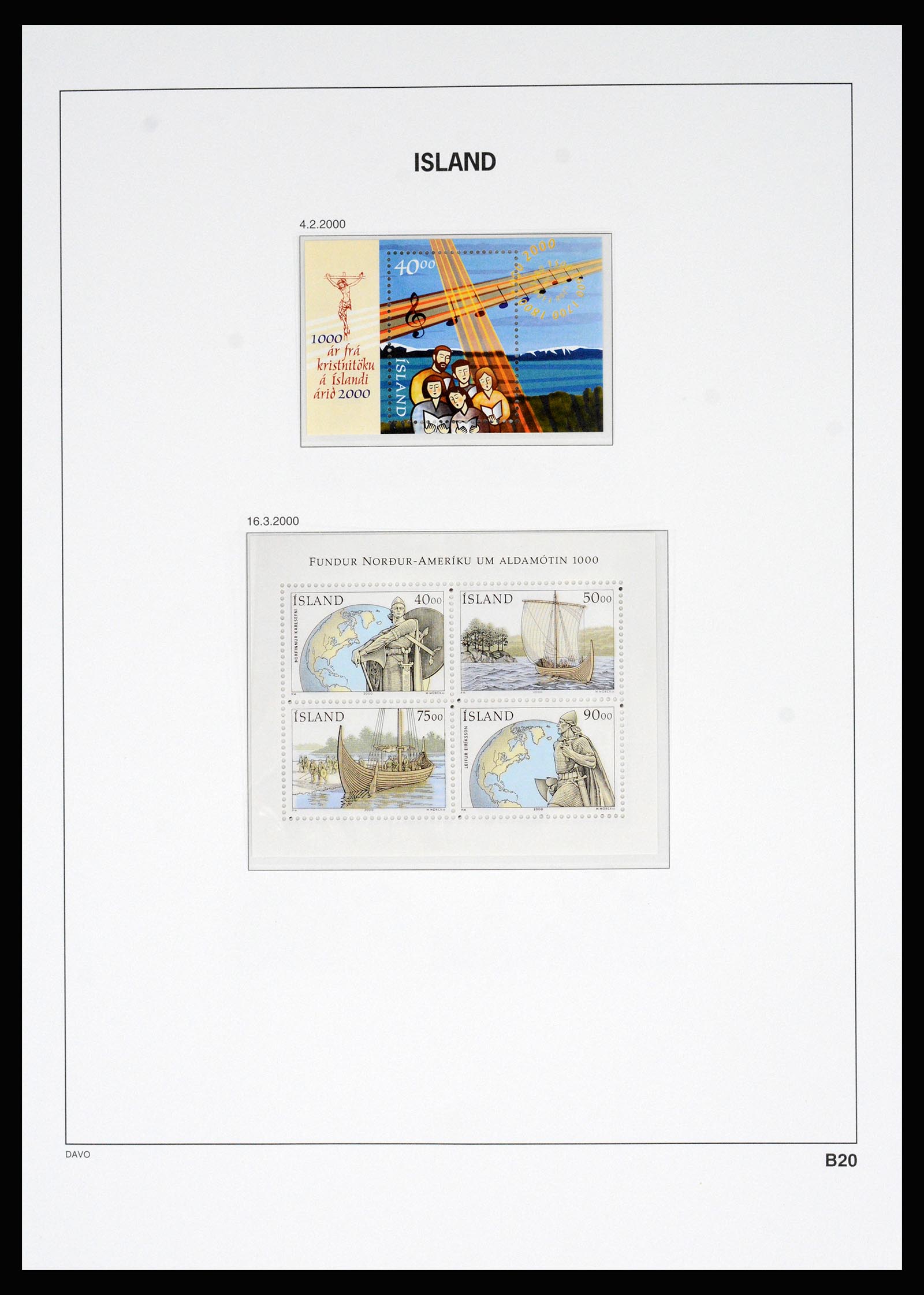 36525 135 - Postzegelverzameling 36525 IJsland 1911-2019!