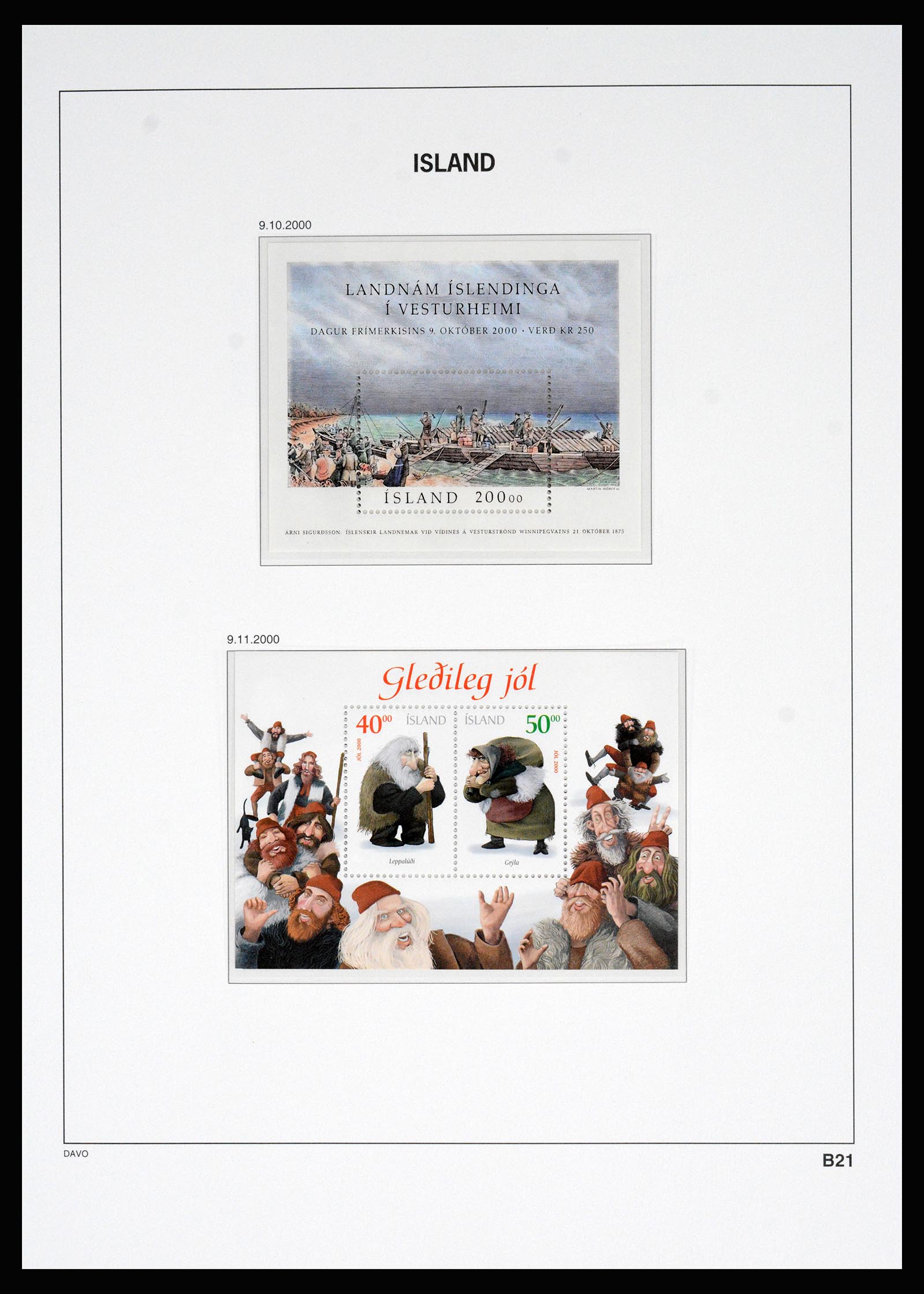 36525 136 - Postzegelverzameling 36525 IJsland 1911-2019!