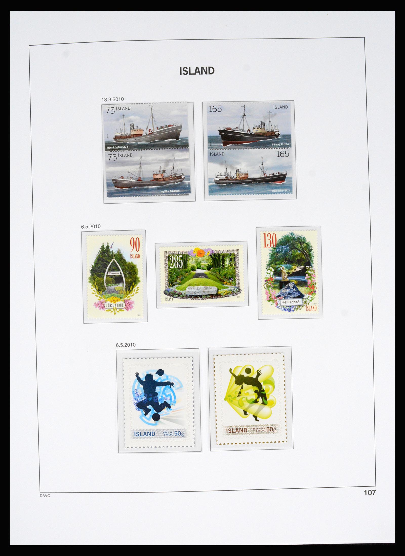 36525 155 - Postzegelverzameling 36525 IJsland 1911-2019!