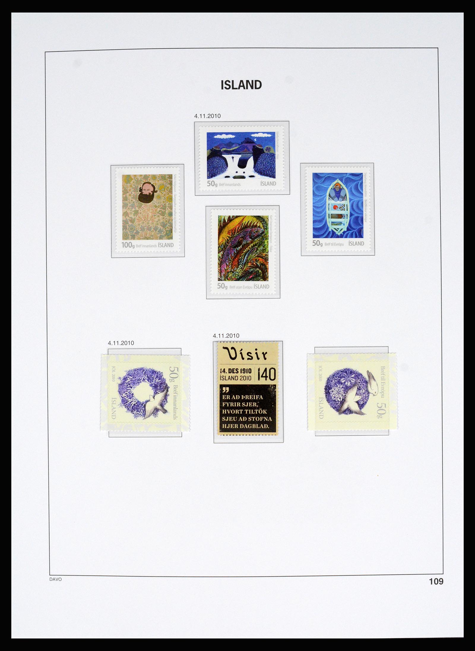 36525 159 - Postzegelverzameling 36525 IJsland 1911-2019!