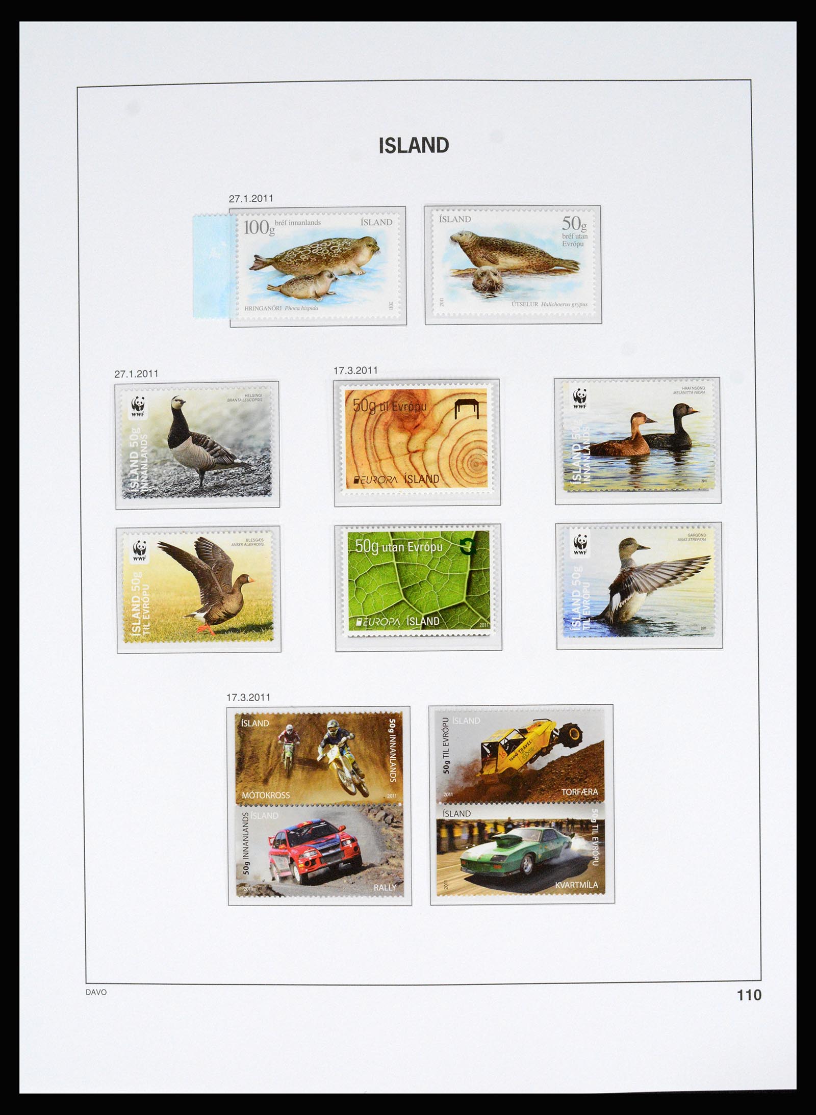 36525 161 - Postzegelverzameling 36525 IJsland 1911-2019!