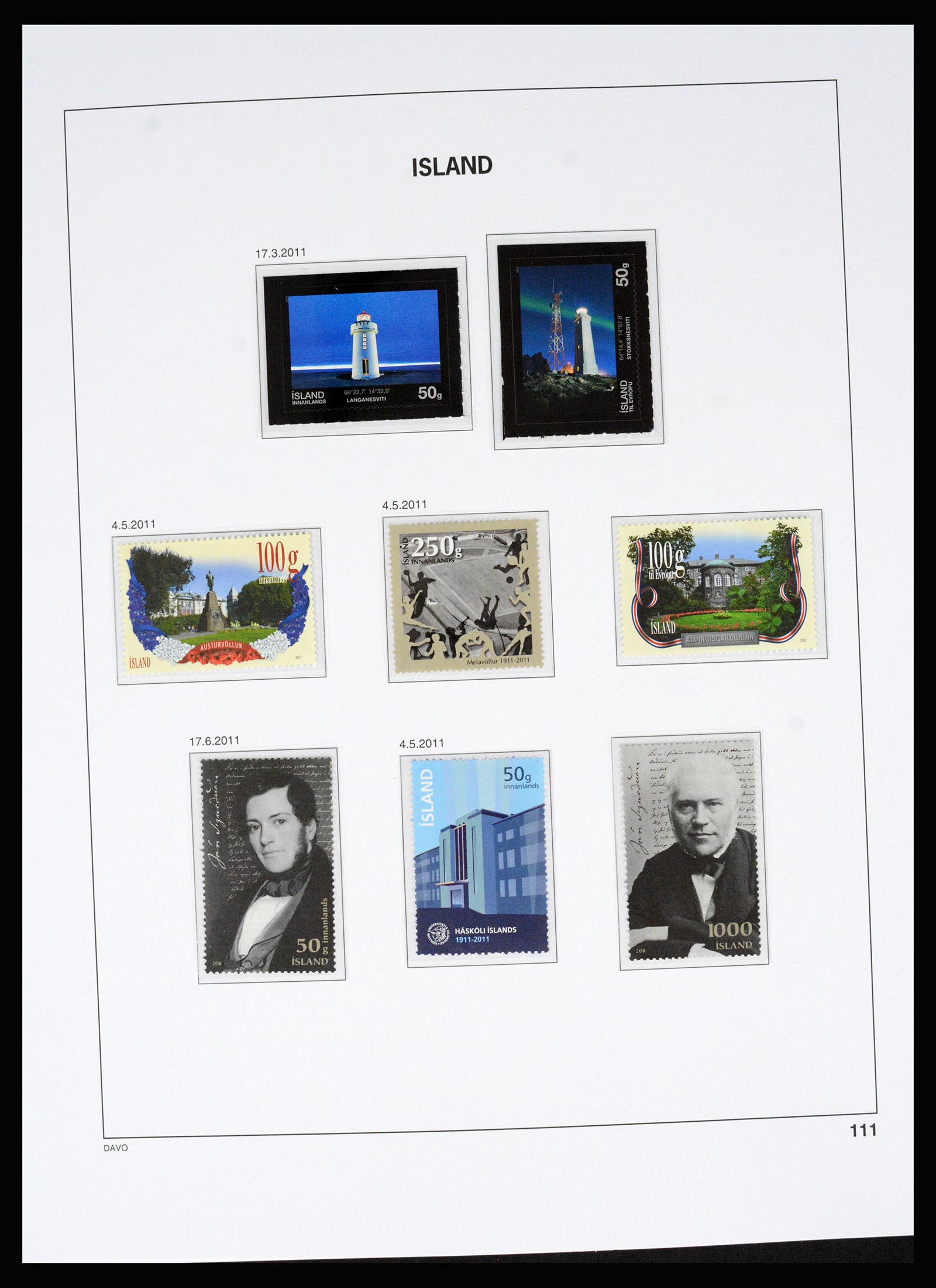36525 162 - Postzegelverzameling 36525 IJsland 1911-2019!
