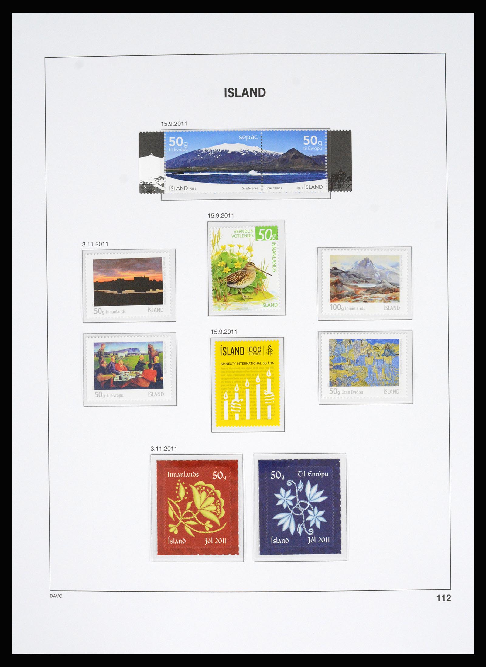 36525 164 - Postzegelverzameling 36525 IJsland 1911-2019!