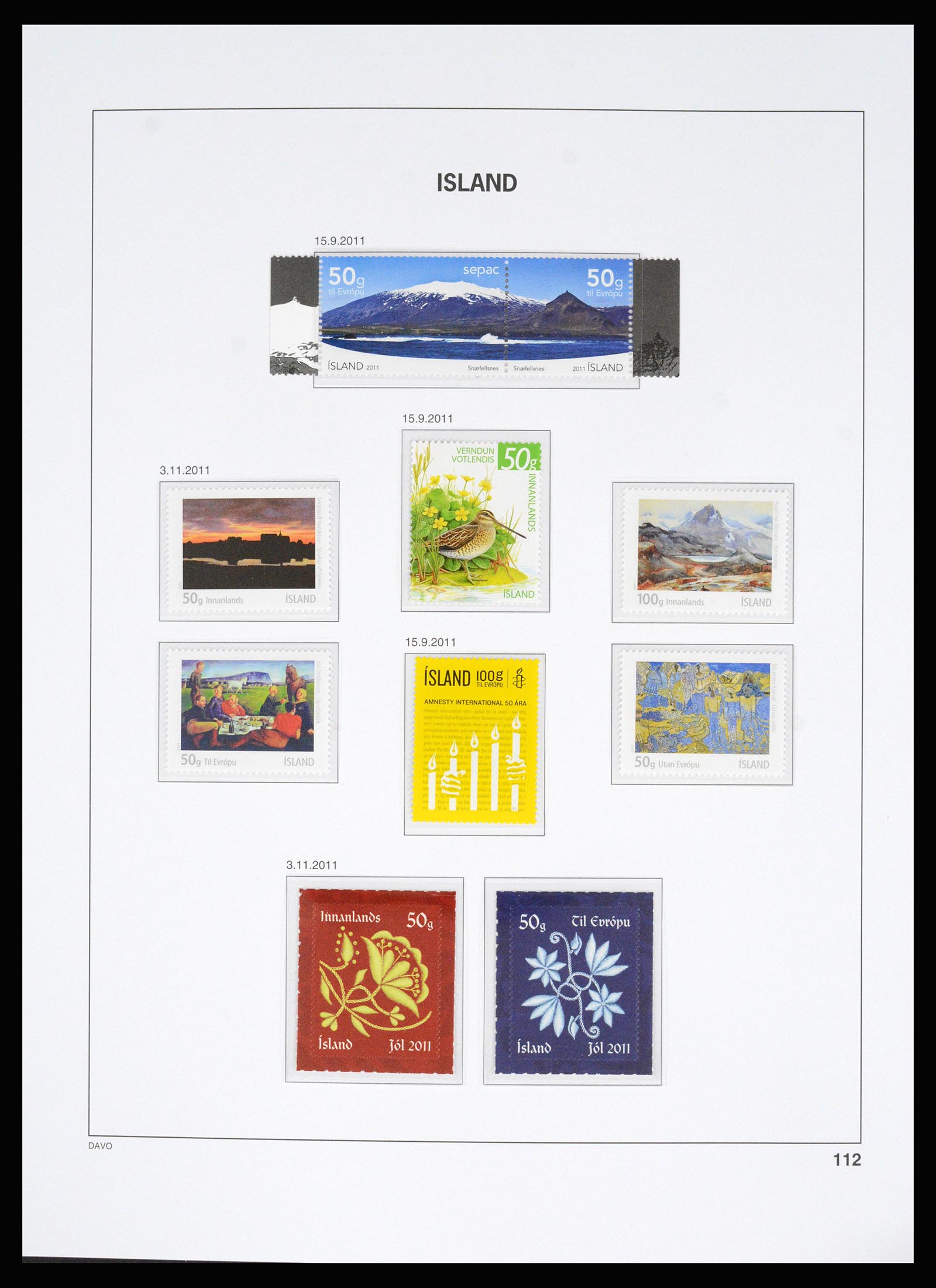 36525 165 - Postzegelverzameling 36525 IJsland 1911-2019!