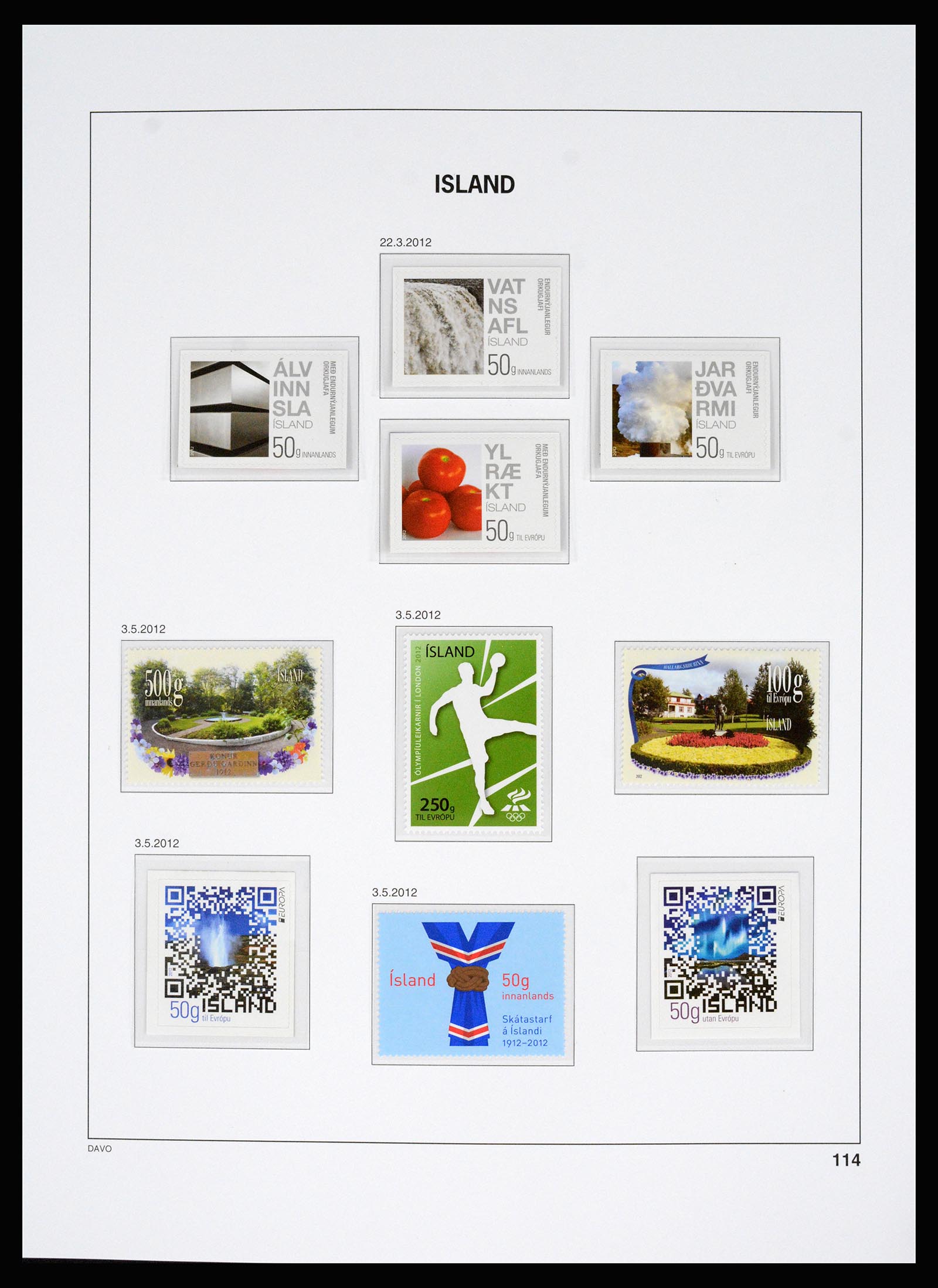 36525 168 - Postzegelverzameling 36525 IJsland 1911-2019!