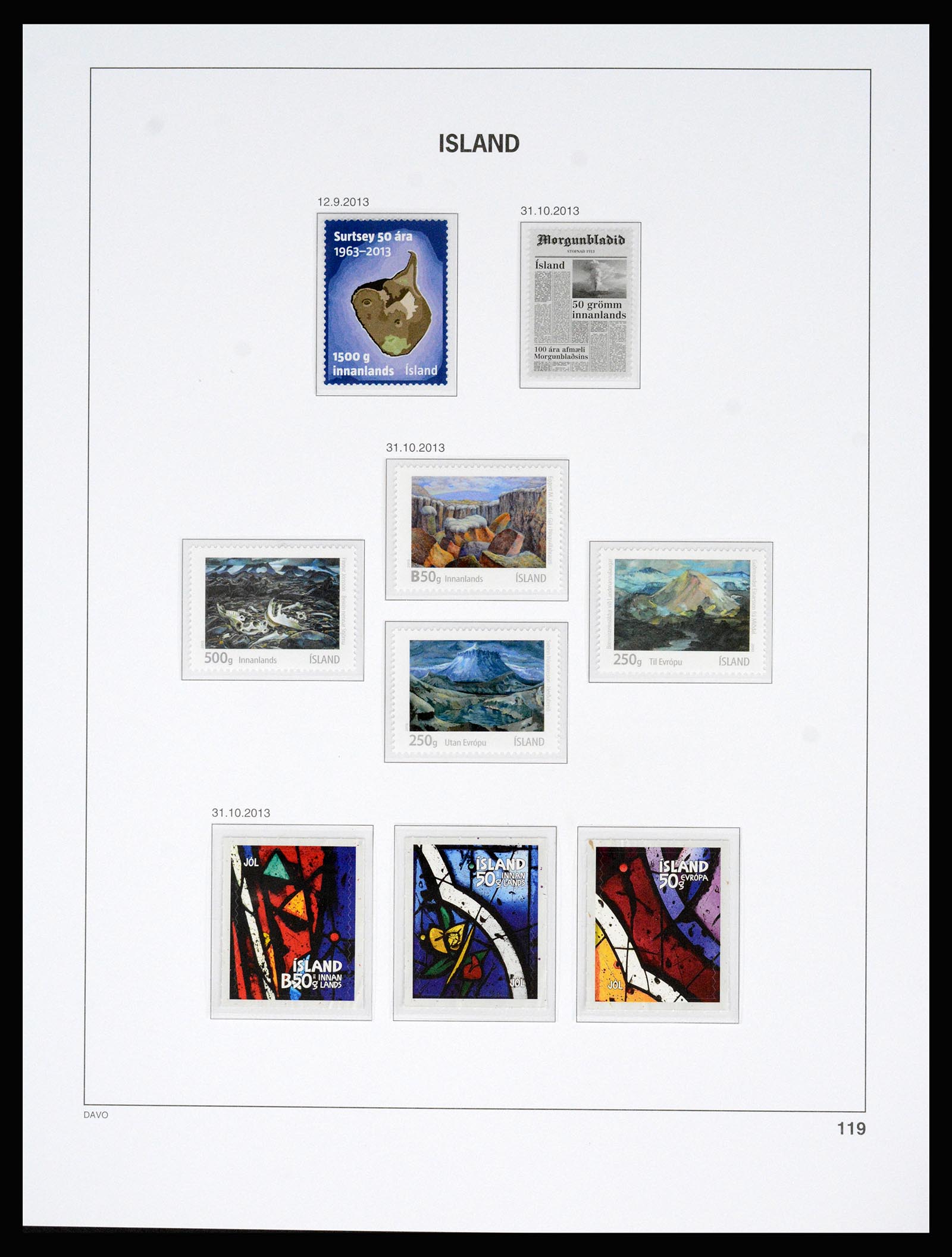 36525 176 - Postzegelverzameling 36525 IJsland 1911-2019!