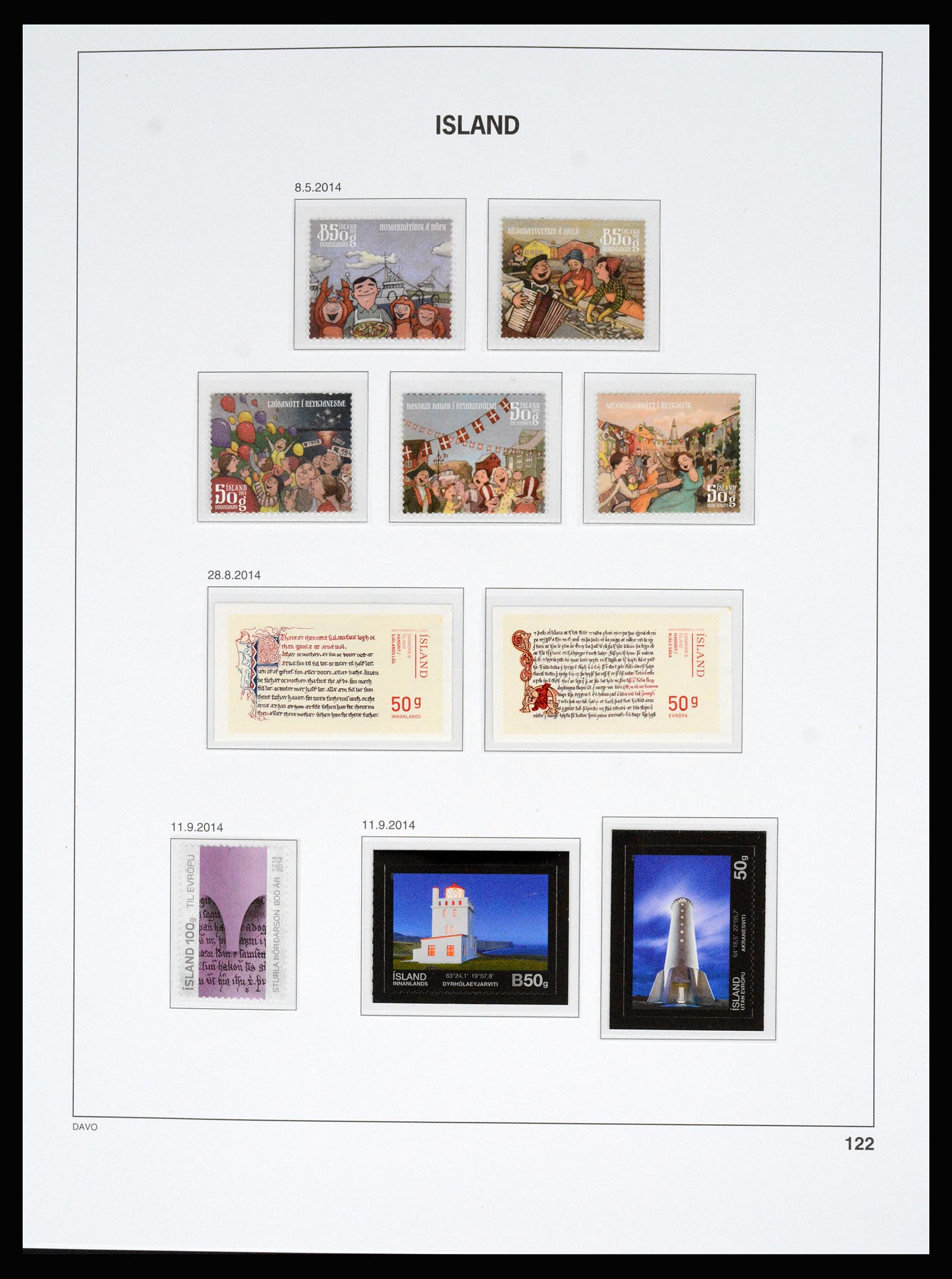 36525 179 - Postzegelverzameling 36525 IJsland 1911-2019!
