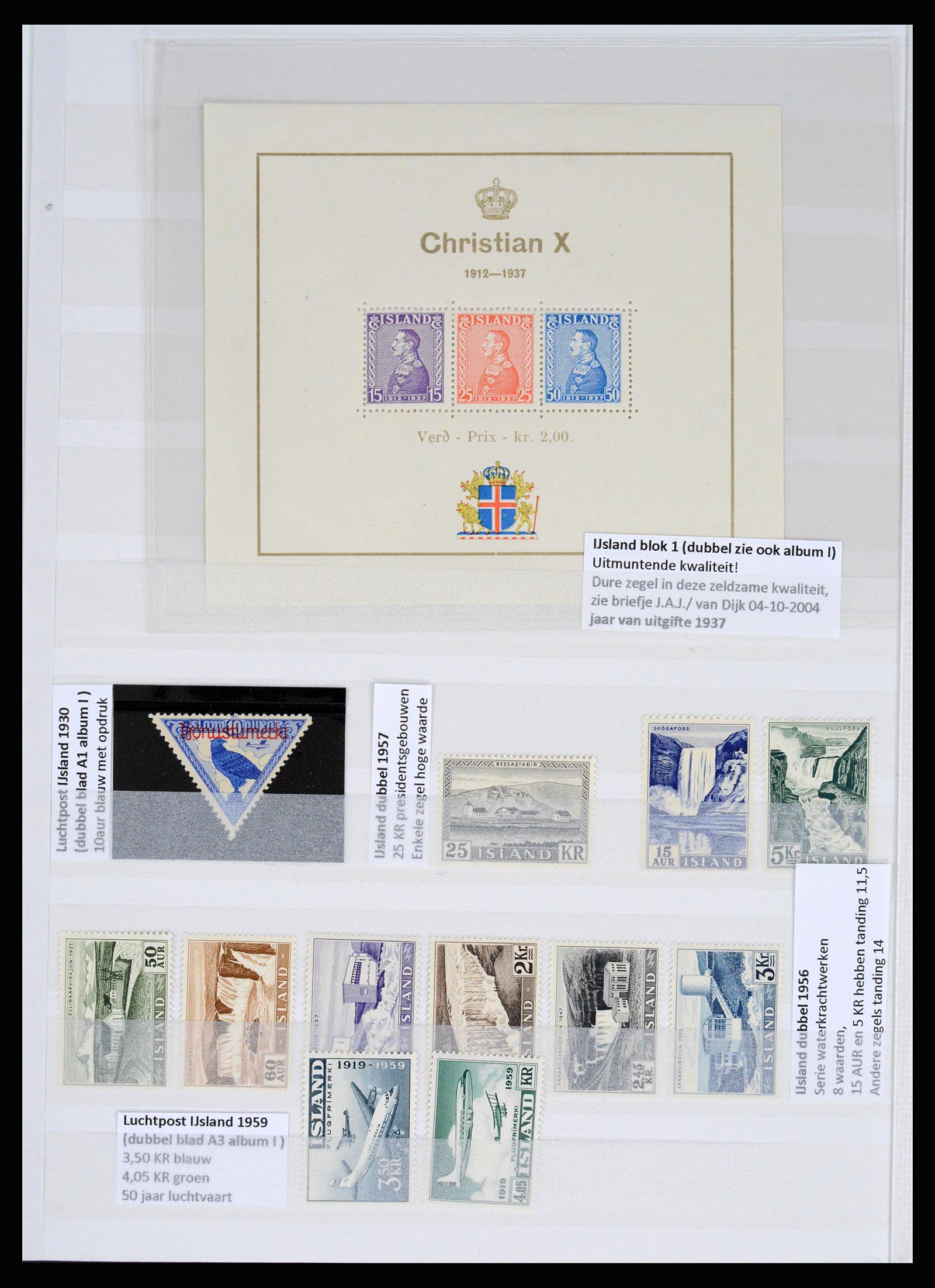 36525 257 - Postzegelverzameling 36525 IJsland 1911-2019!