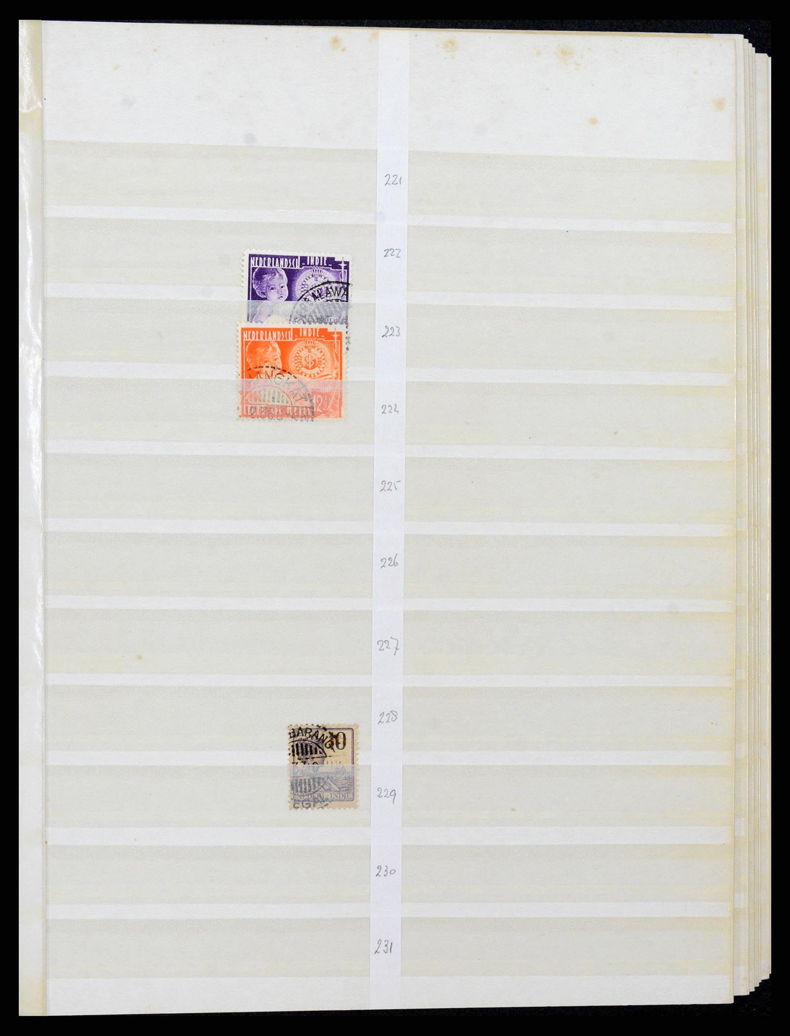 36528 061 - Postzegelverzameling 36528 Nederlands Indië 1864-1948.
