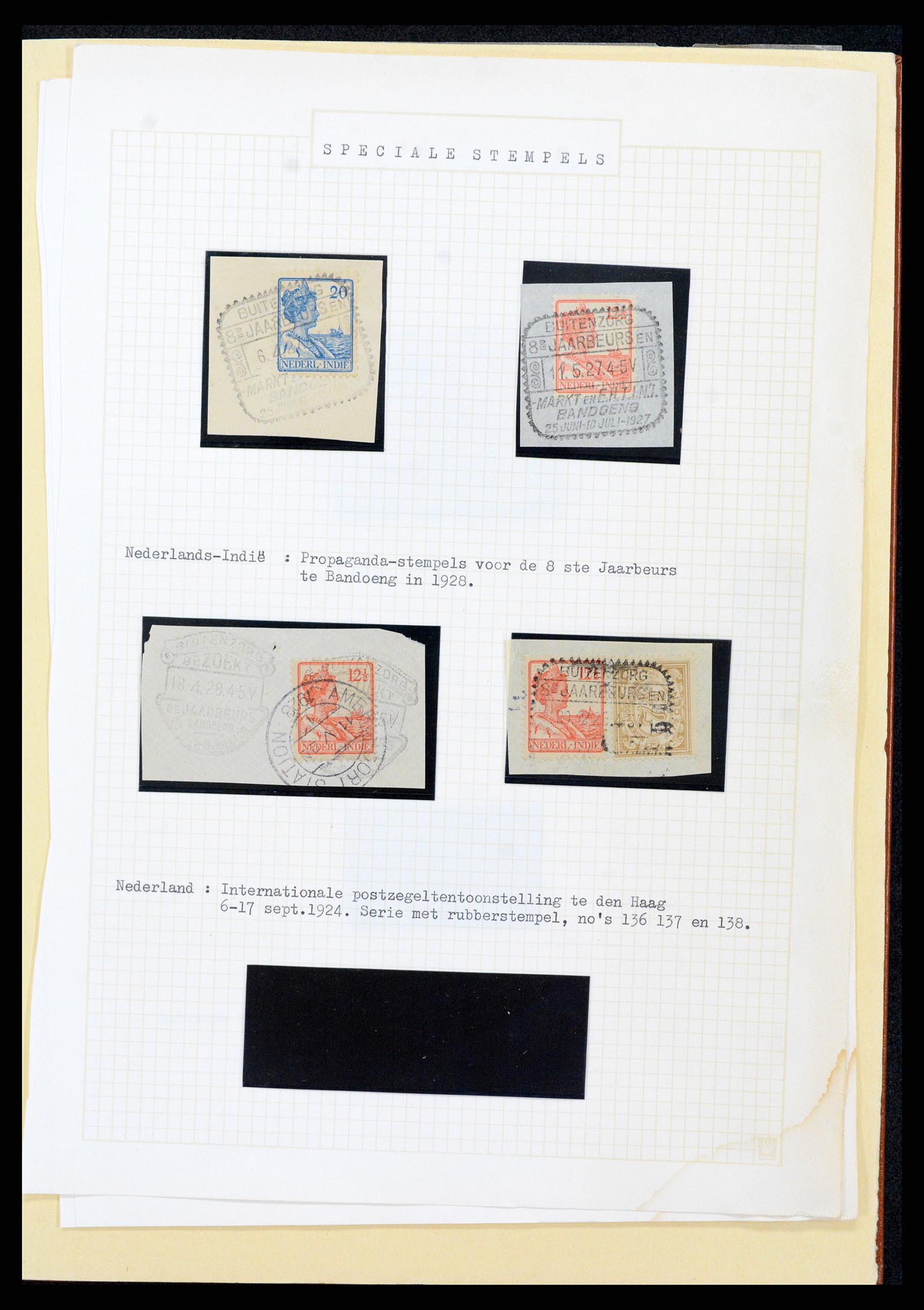 36528 070 - Postzegelverzameling 36528 Nederlands Indië 1864-1948.