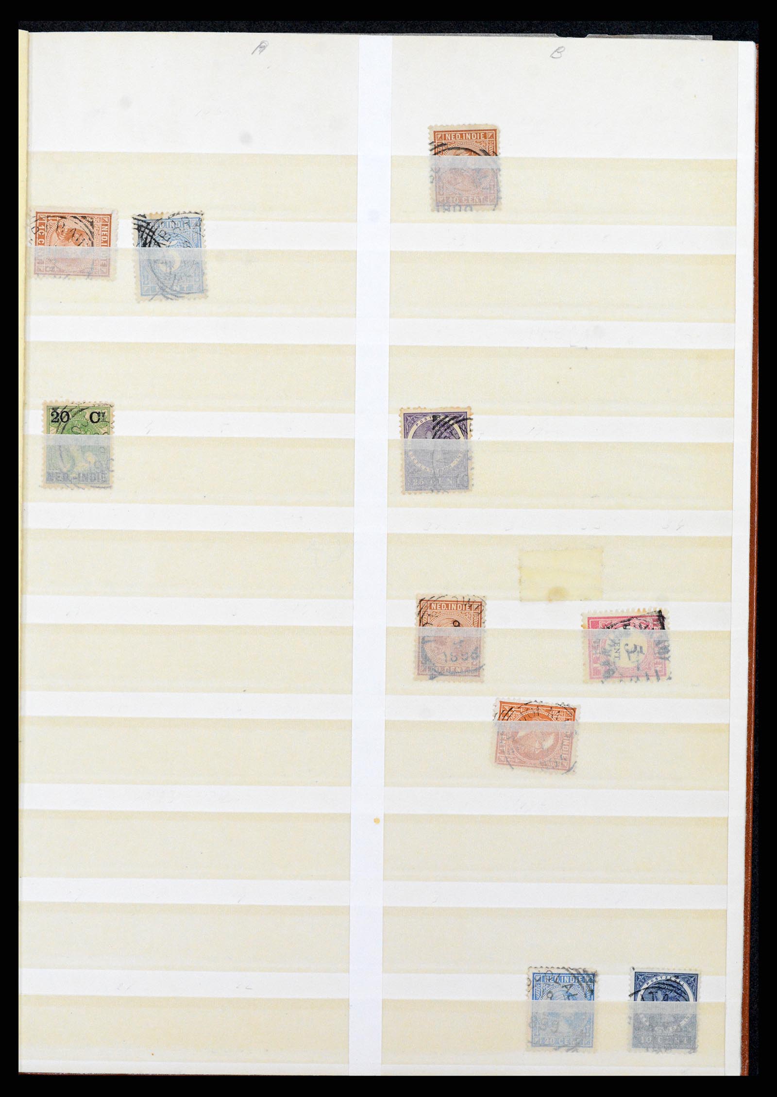 36528 073 - Postzegelverzameling 36528 Nederlands Indië 1864-1948.