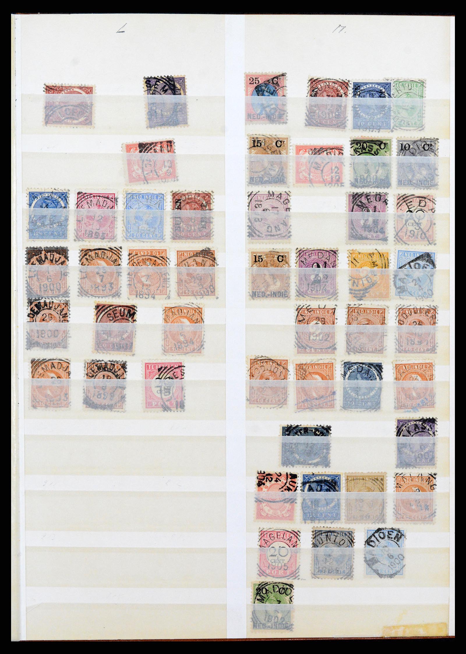 36528 077 - Postzegelverzameling 36528 Nederlands Indië 1864-1948.