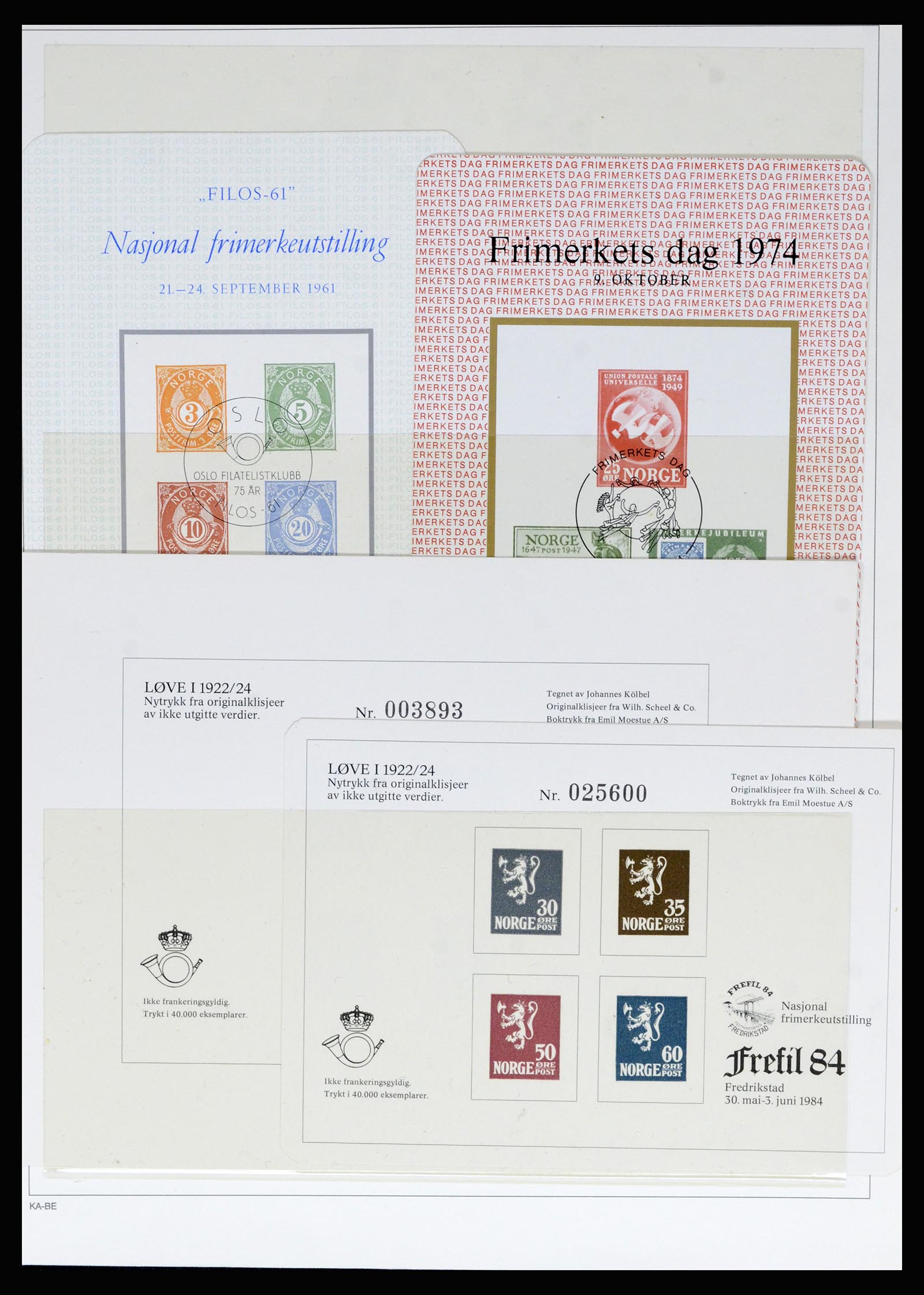36540 105 - Postzegelverzameling 36540 Noorwegen 1855-2019!