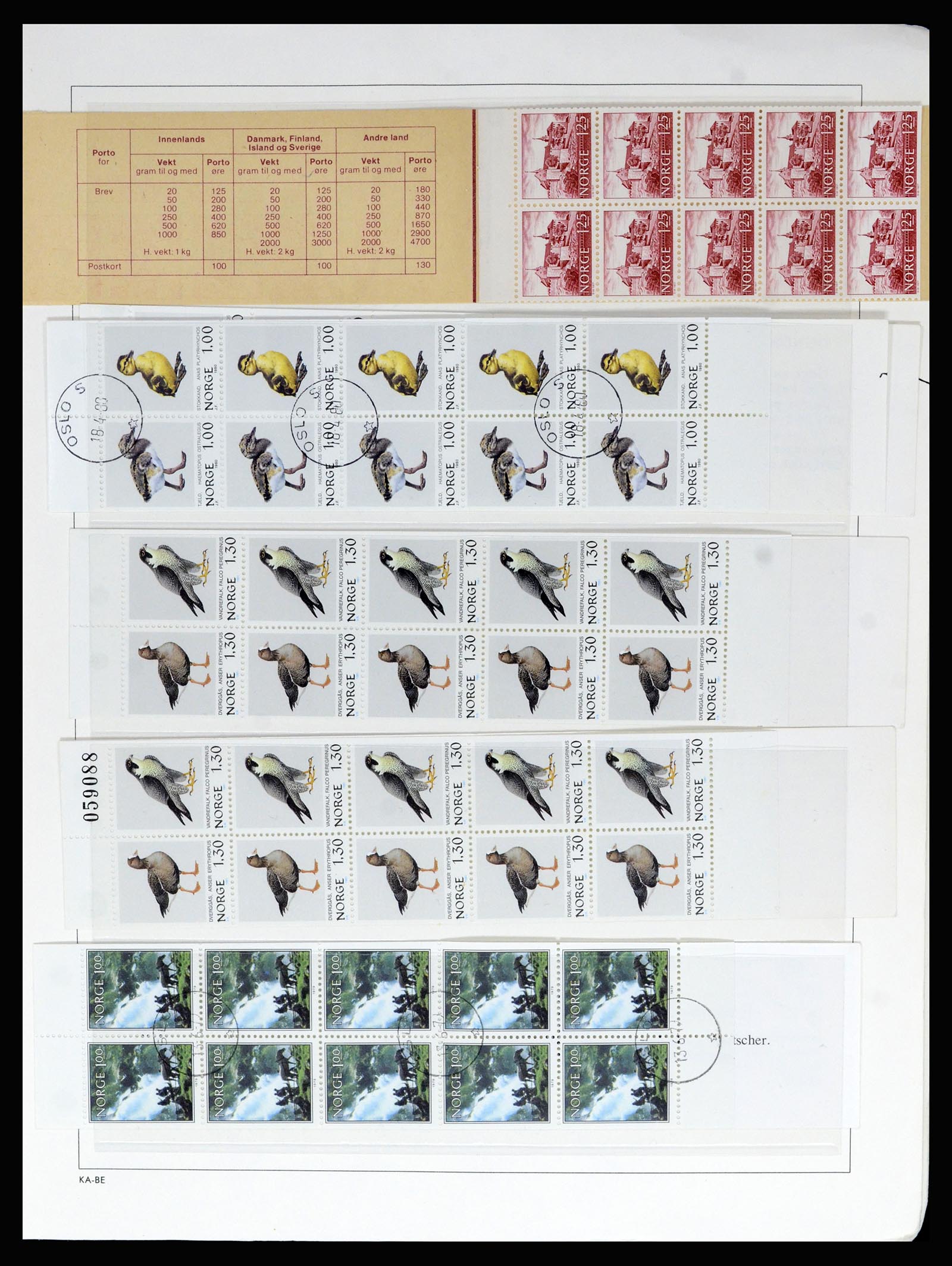 36540 106 - Postzegelverzameling 36540 Noorwegen 1855-2019!