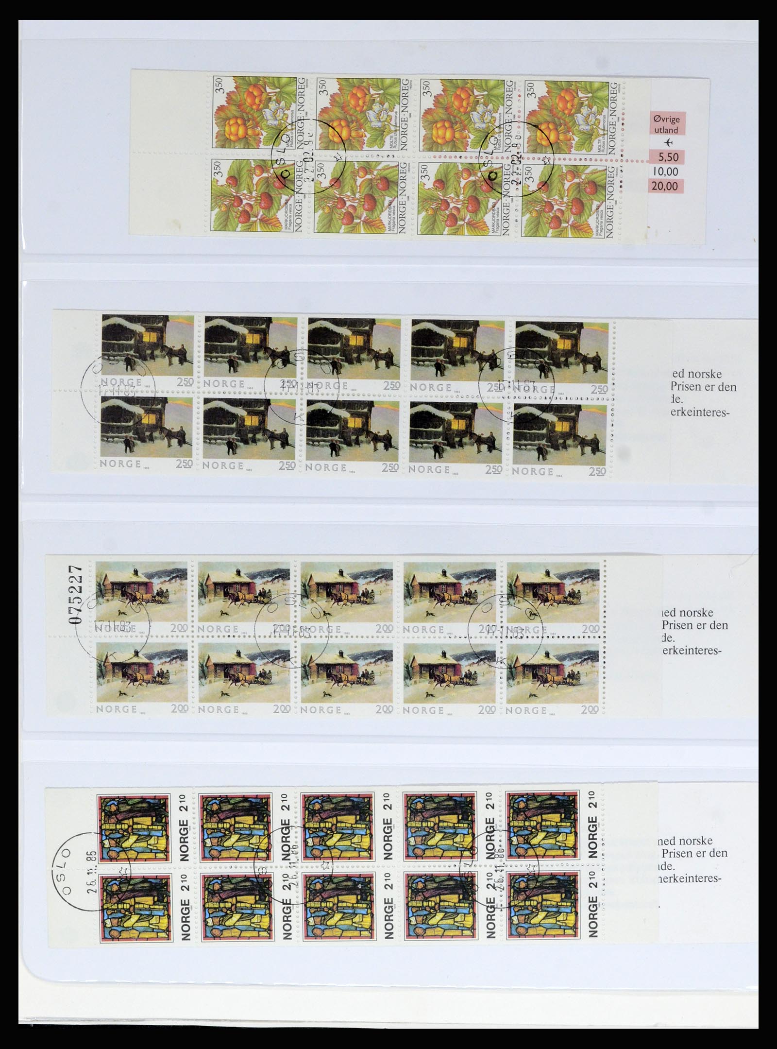 36540 110 - Postzegelverzameling 36540 Noorwegen 1855-2019!