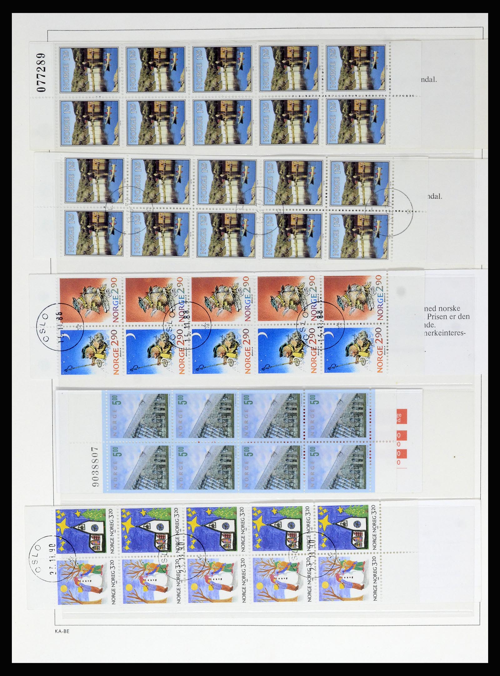 36540 111 - Postzegelverzameling 36540 Noorwegen 1855-2019!