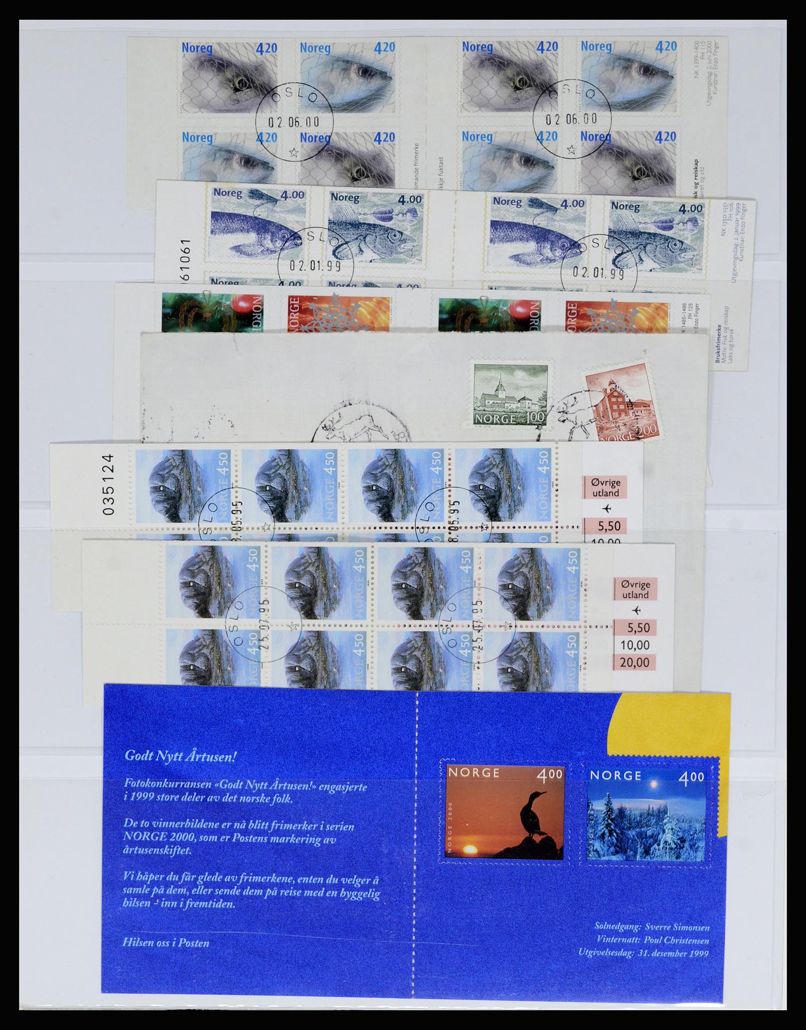 36540 113 - Postzegelverzameling 36540 Noorwegen 1855-2019!