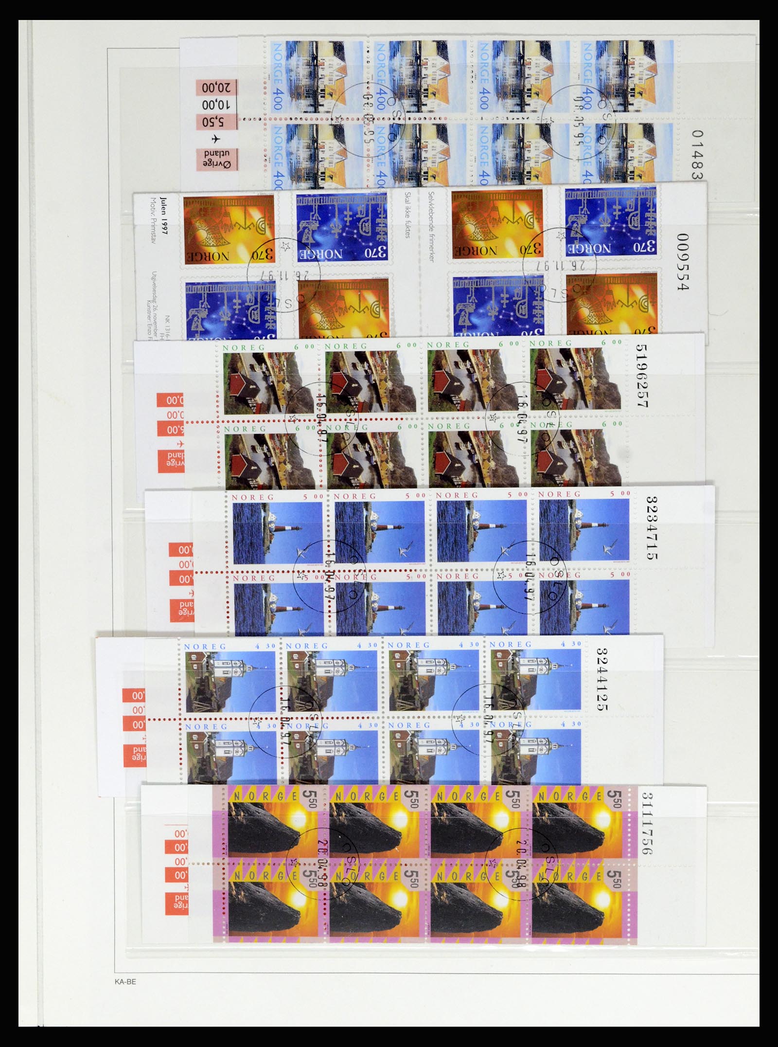 36540 116 - Postzegelverzameling 36540 Noorwegen 1855-2019!