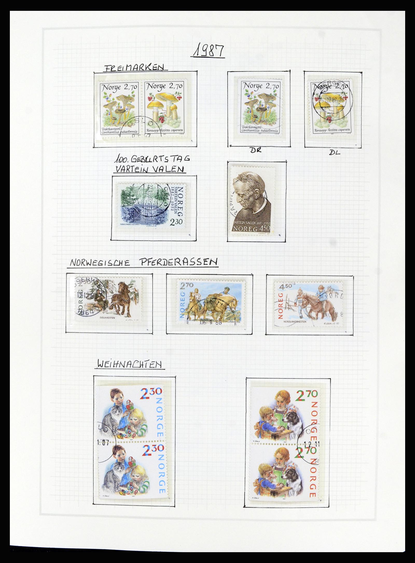 36540 118 - Postzegelverzameling 36540 Noorwegen 1855-2019!