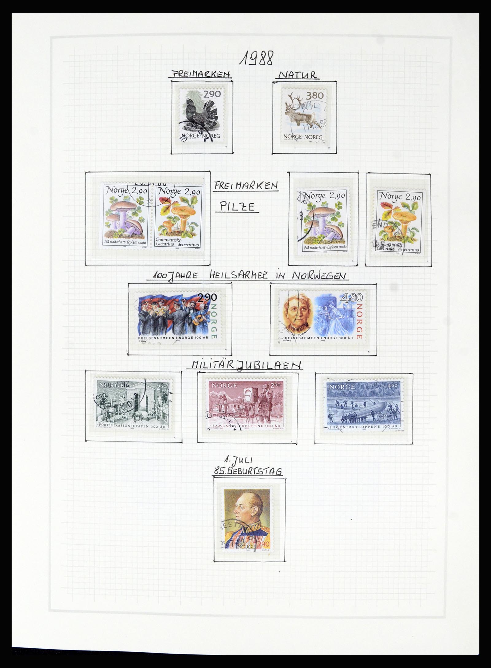 36540 120 - Postzegelverzameling 36540 Noorwegen 1855-2019!