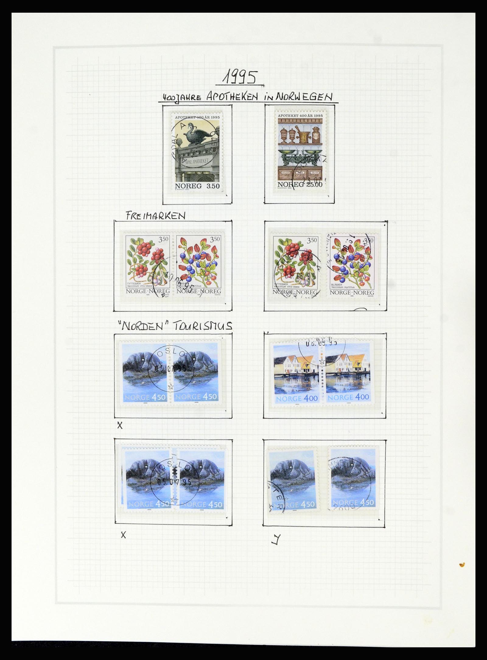 36540 141 - Postzegelverzameling 36540 Noorwegen 1855-2019!