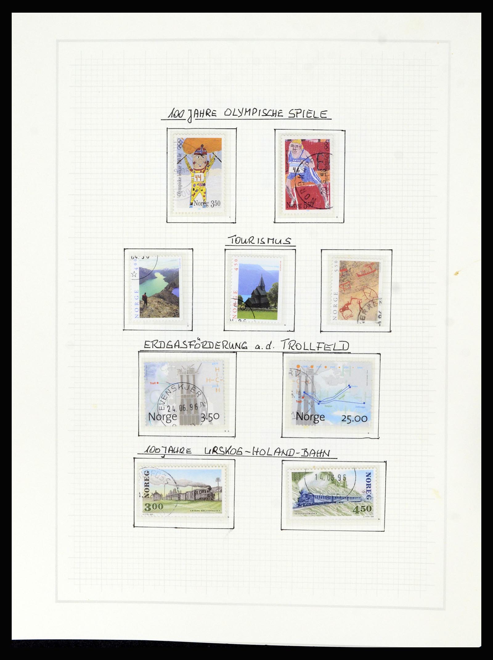 36540 146 - Postzegelverzameling 36540 Noorwegen 1855-2019!