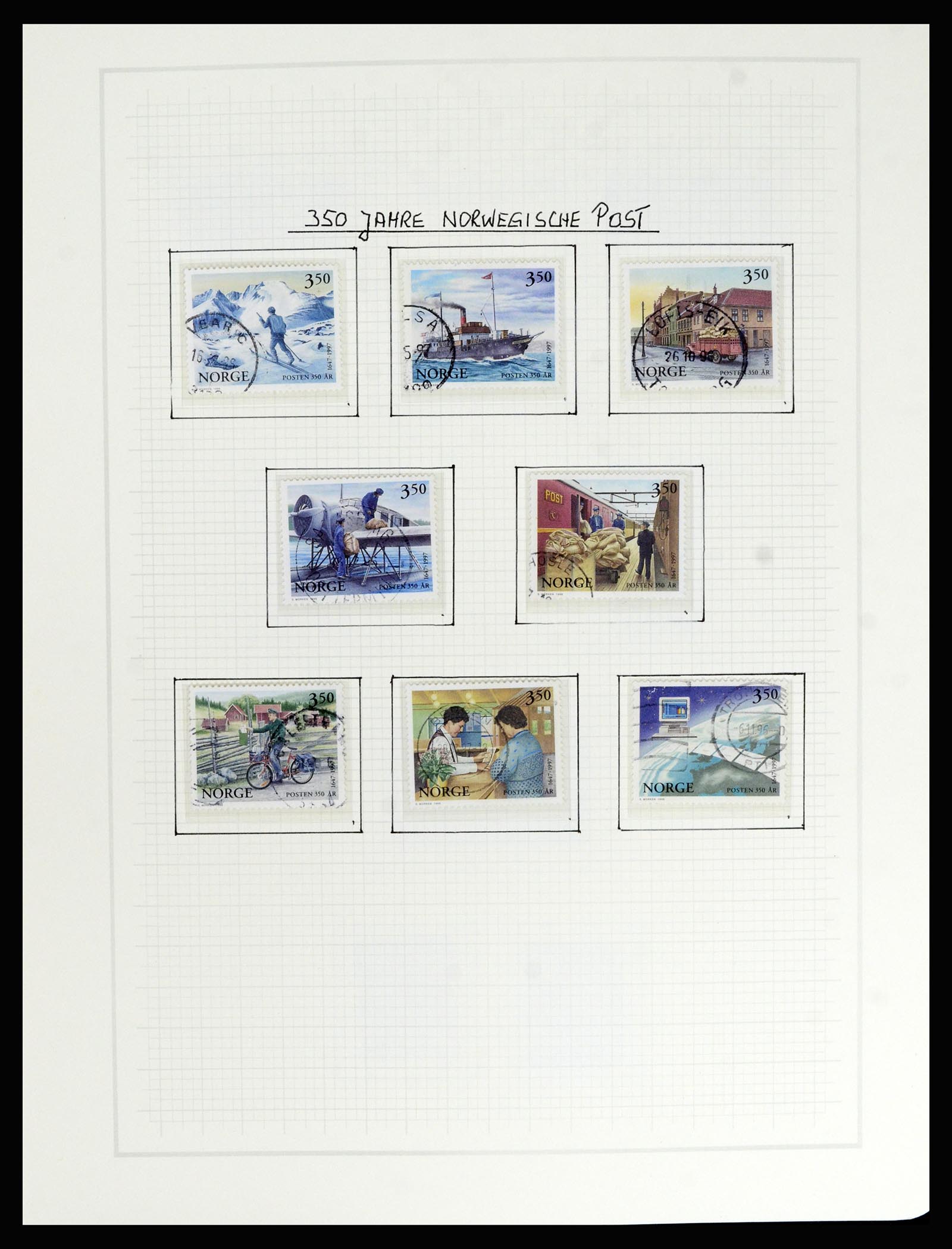 36540 148 - Postzegelverzameling 36540 Noorwegen 1855-2019!