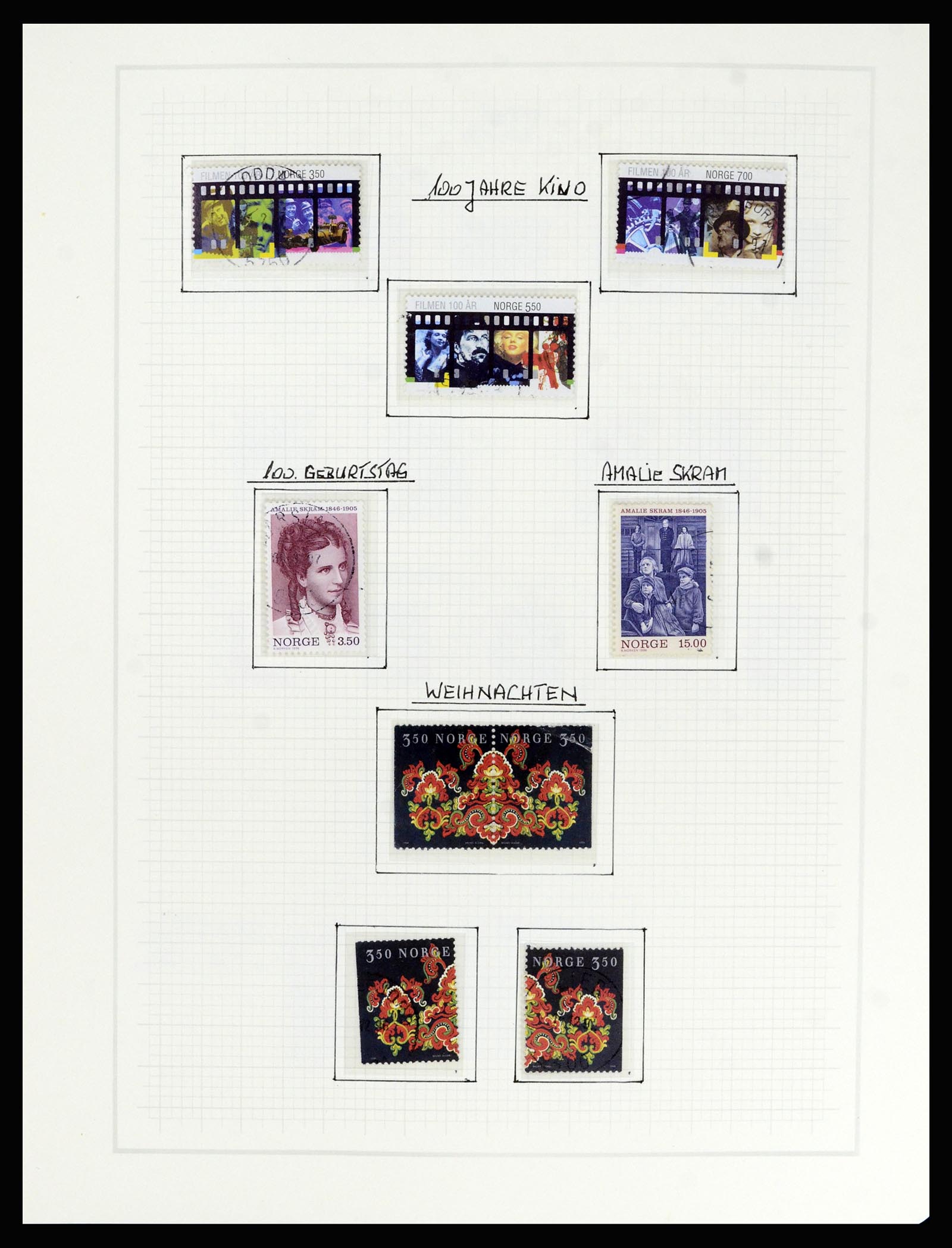 36540 149 - Postzegelverzameling 36540 Noorwegen 1855-2019!