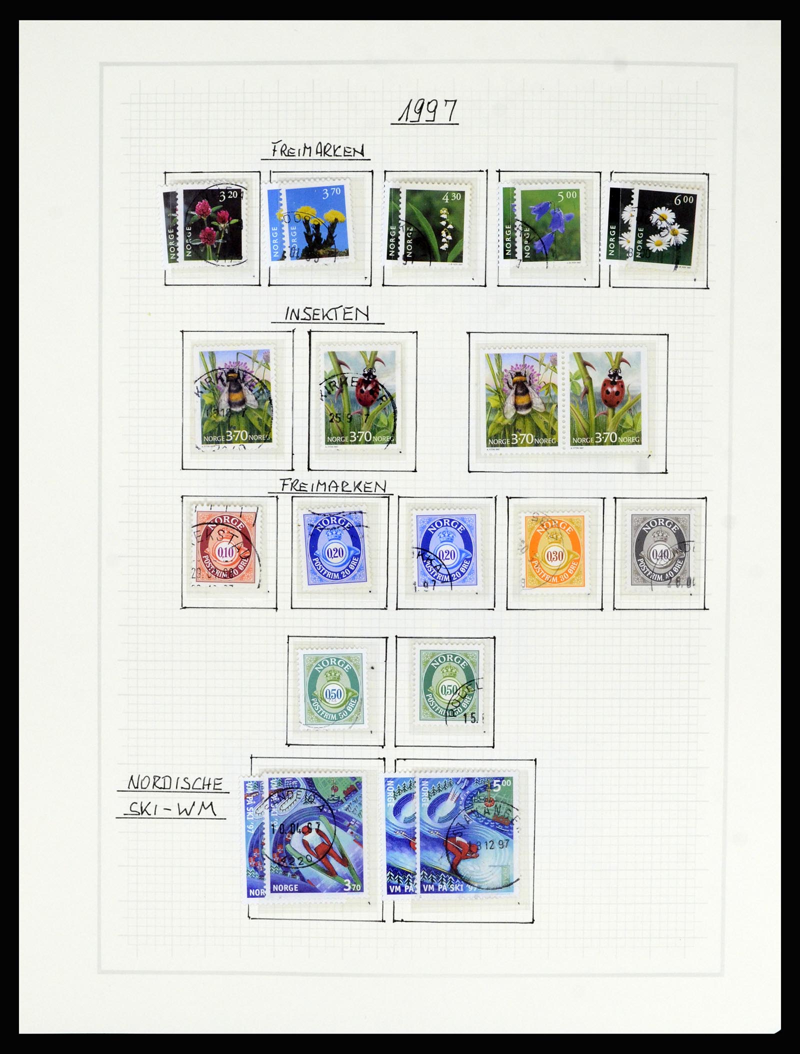 36540 150 - Postzegelverzameling 36540 Noorwegen 1855-2019!