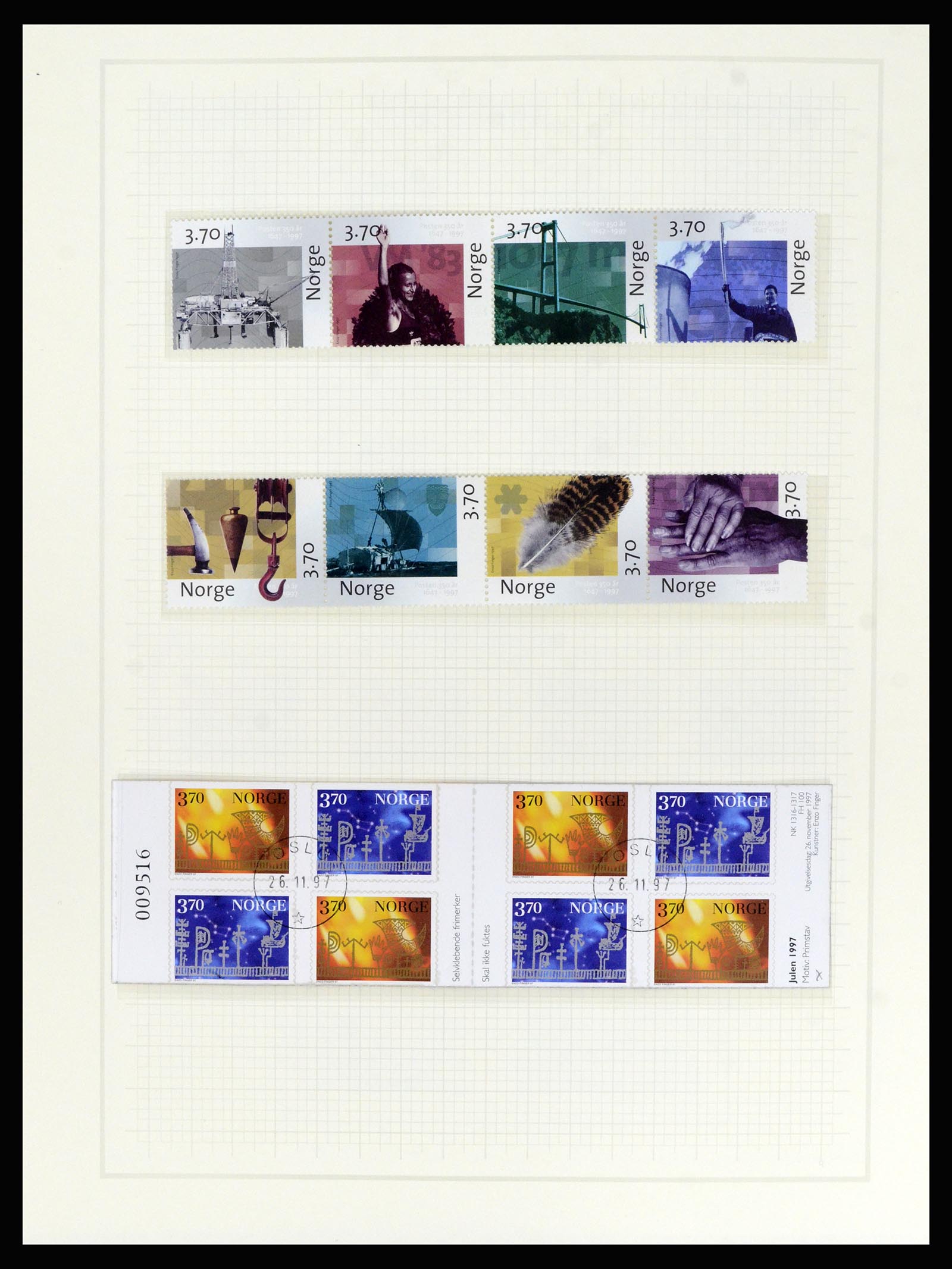 36540 152 - Postzegelverzameling 36540 Noorwegen 1855-2019!