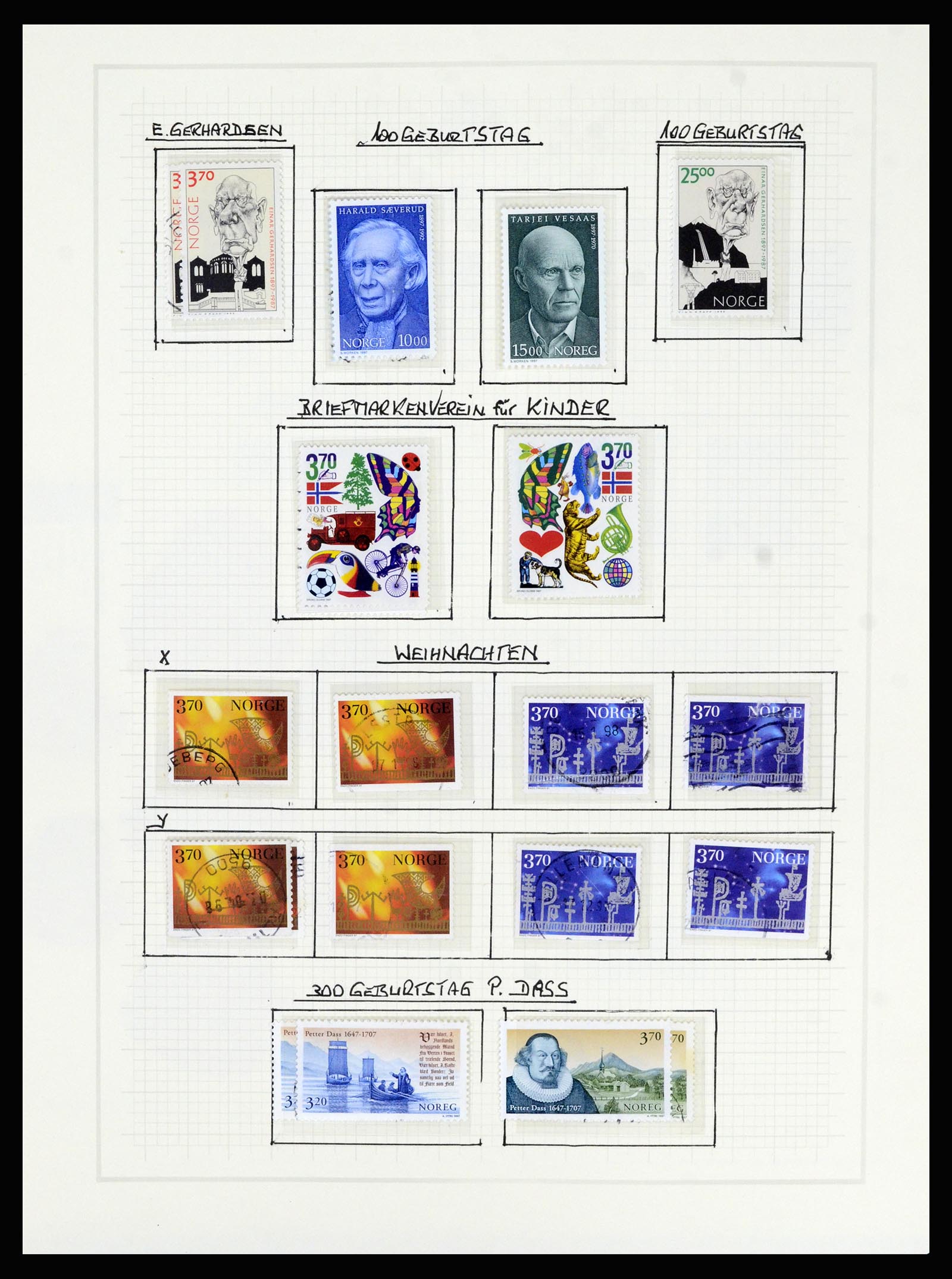 36540 153 - Postzegelverzameling 36540 Noorwegen 1855-2019!