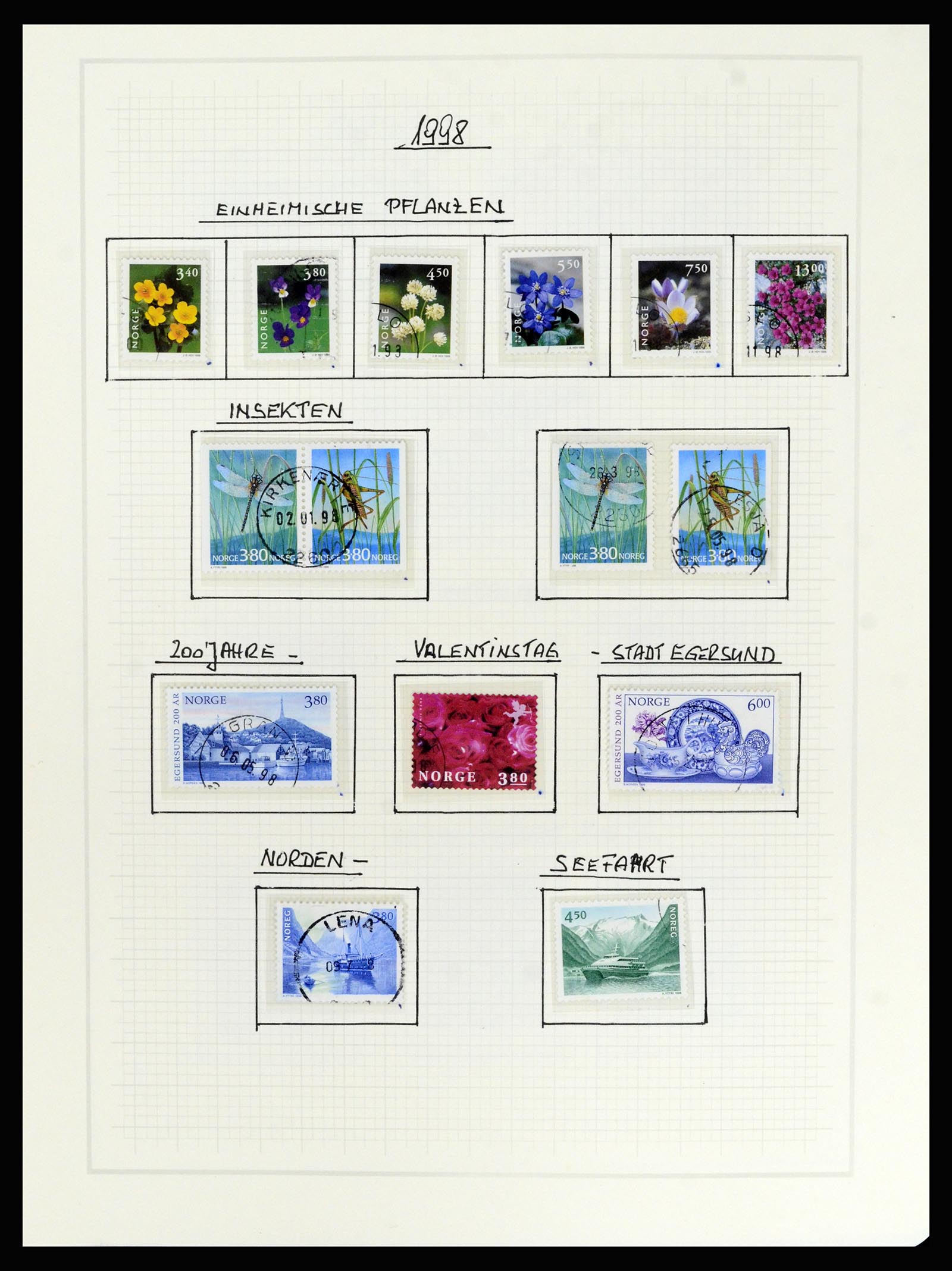 36540 155 - Postzegelverzameling 36540 Noorwegen 1855-2019!