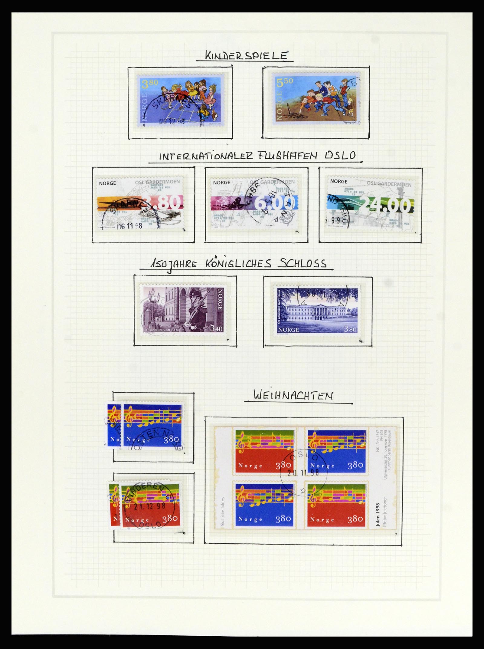 36540 157 - Postzegelverzameling 36540 Noorwegen 1855-2019!
