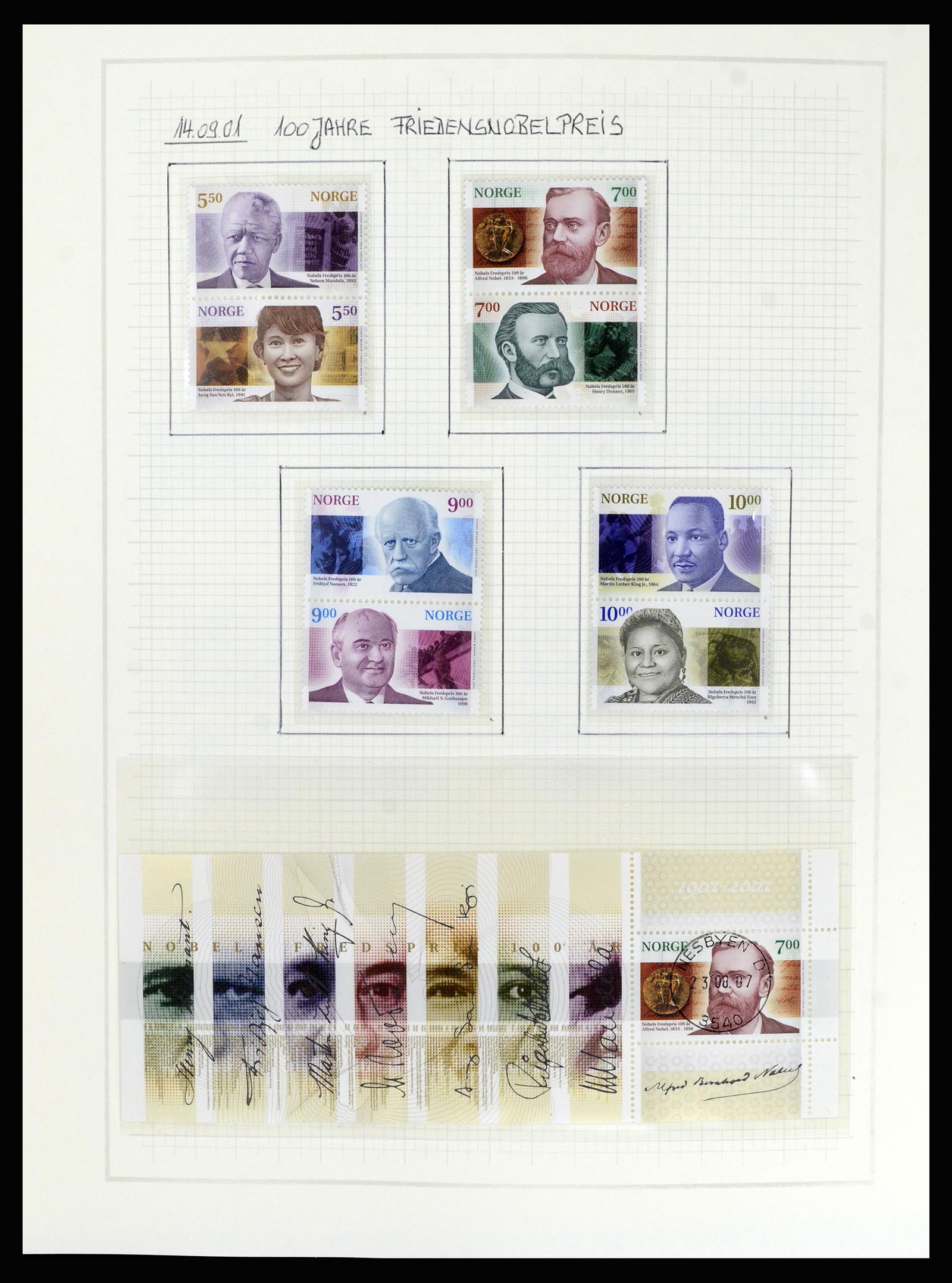 36540 170 - Postzegelverzameling 36540 Noorwegen 1855-2019!