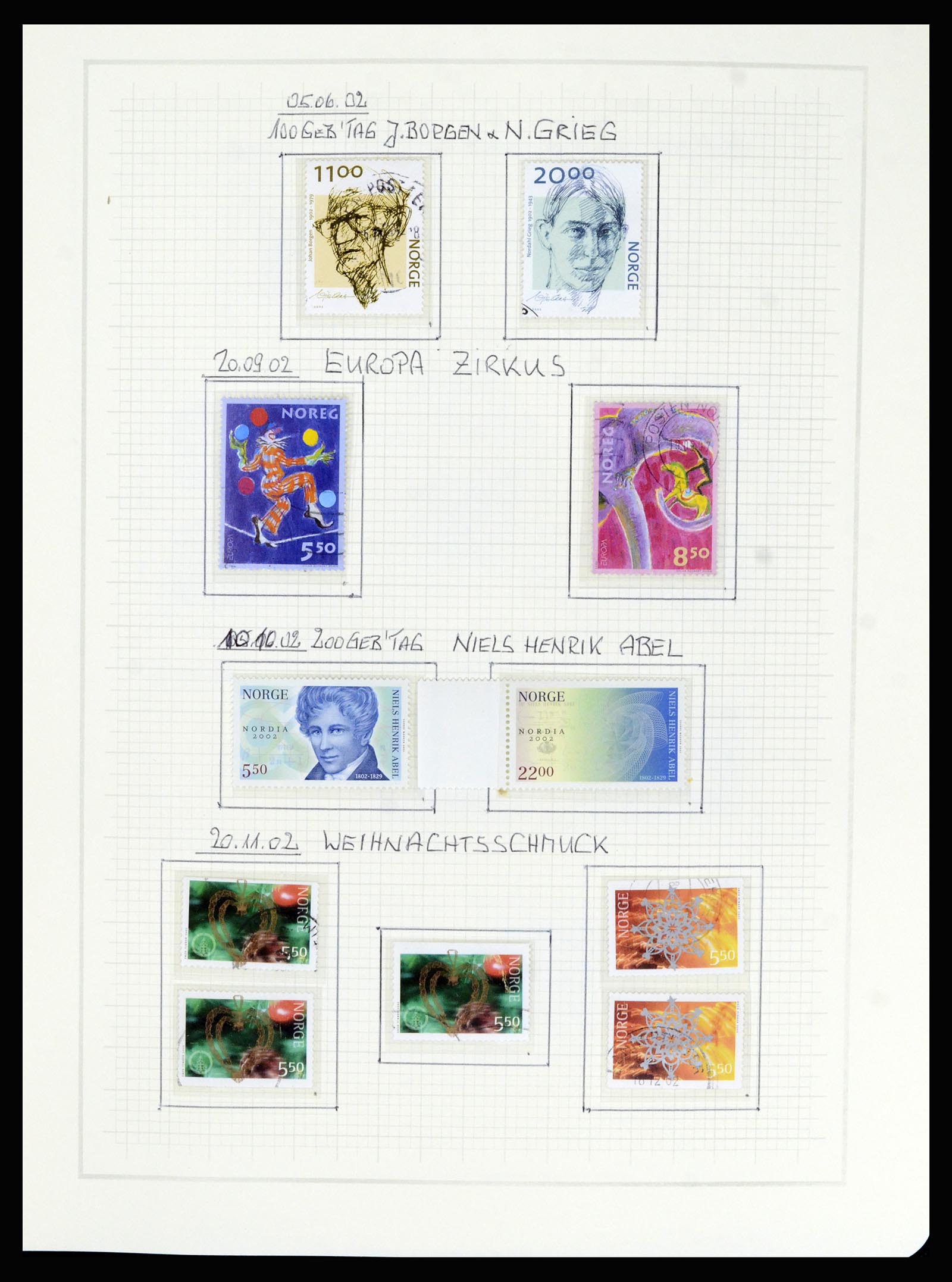 36540 175 - Postzegelverzameling 36540 Noorwegen 1855-2019!