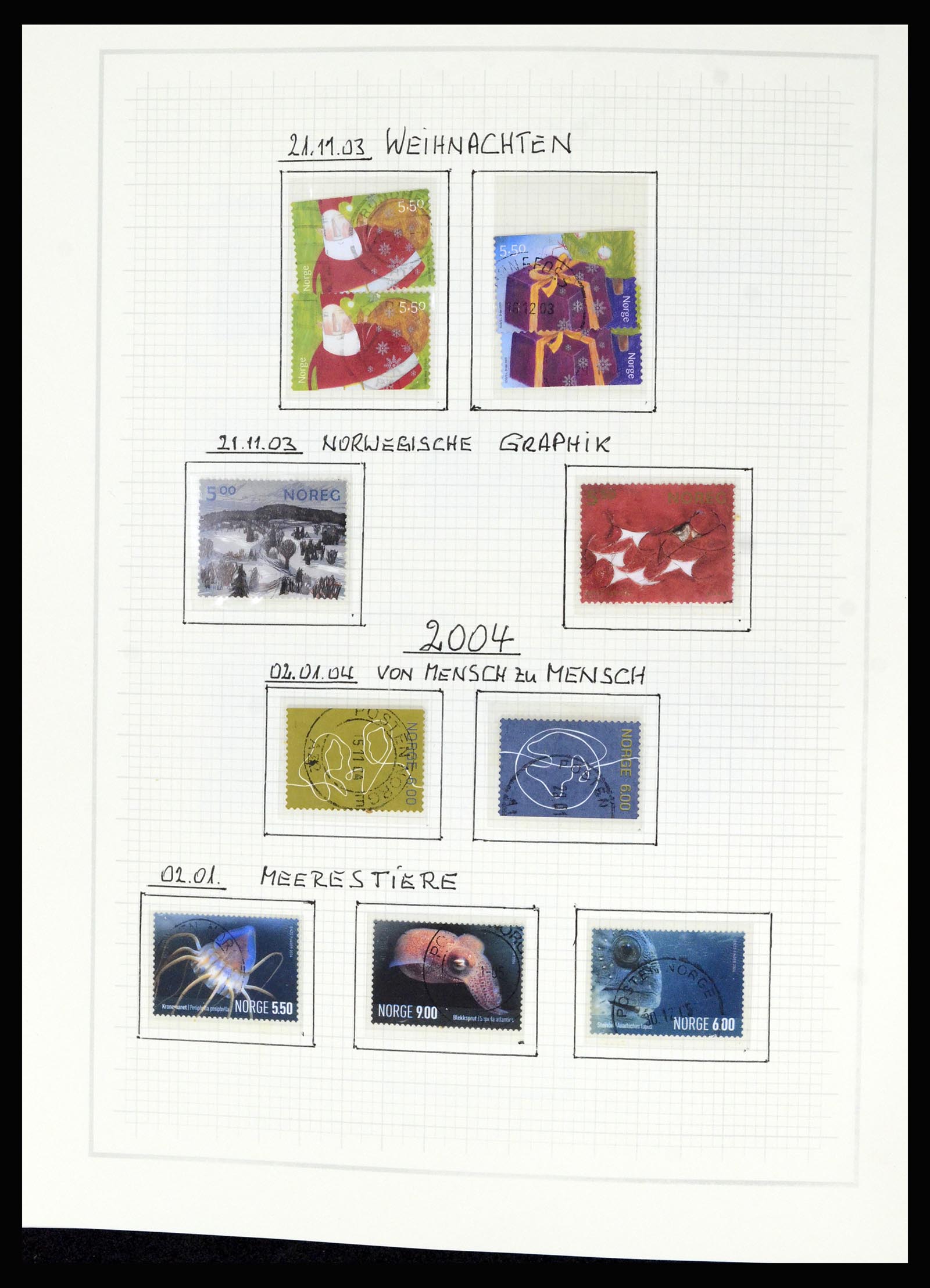 36540 181 - Postzegelverzameling 36540 Noorwegen 1855-2019!