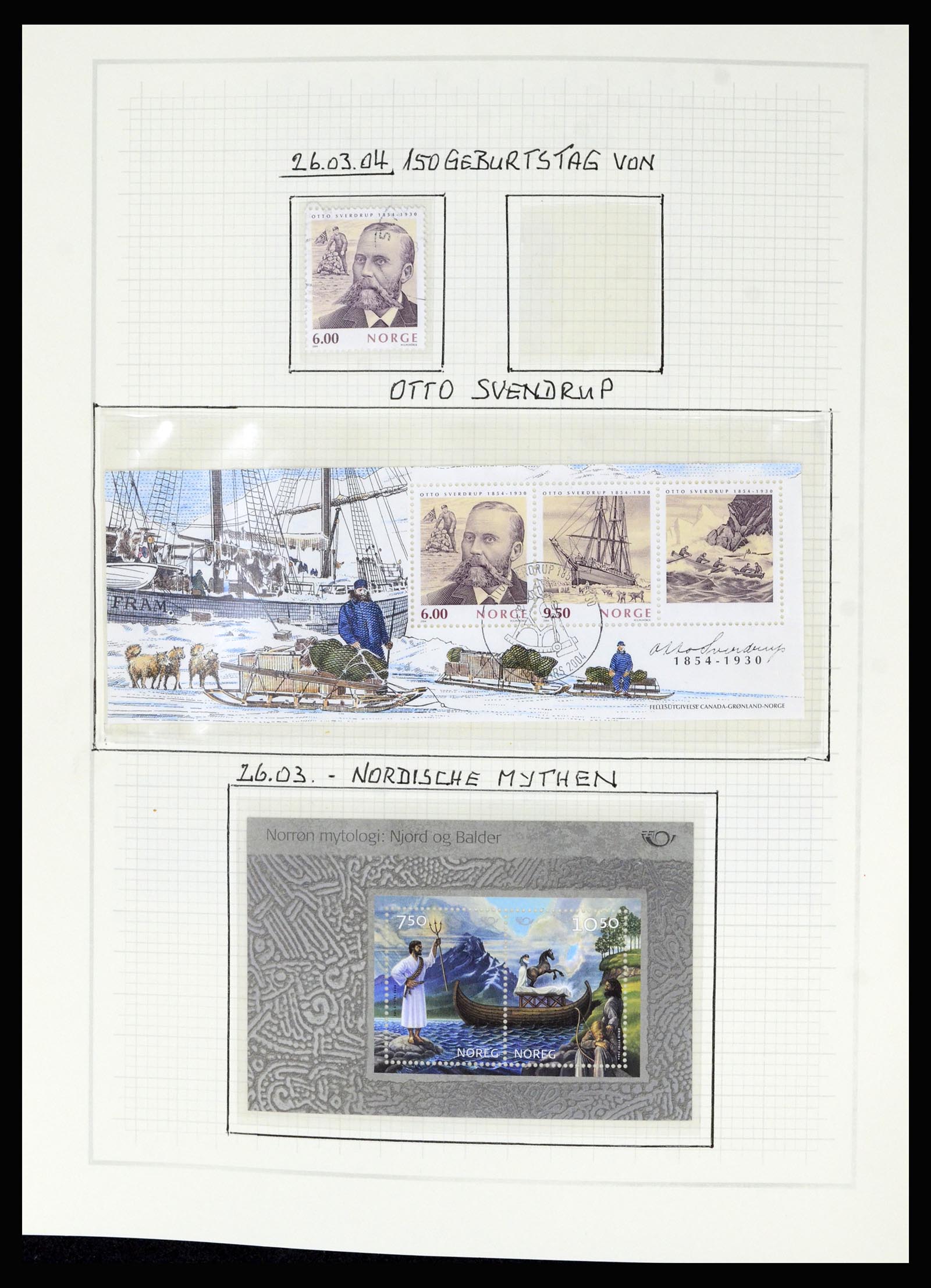 36540 183 - Postzegelverzameling 36540 Noorwegen 1855-2019!