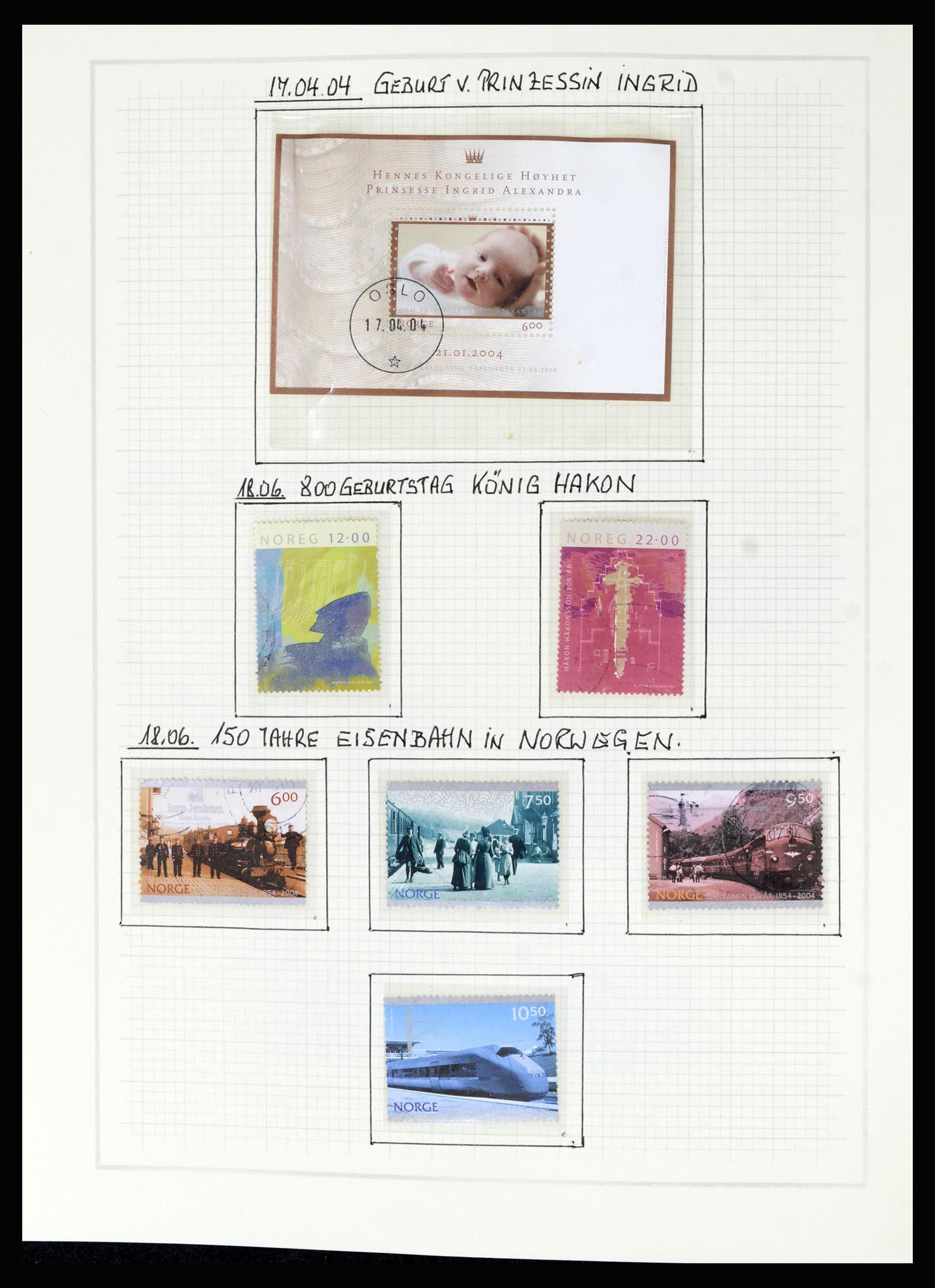 36540 184 - Postzegelverzameling 36540 Noorwegen 1855-2019!