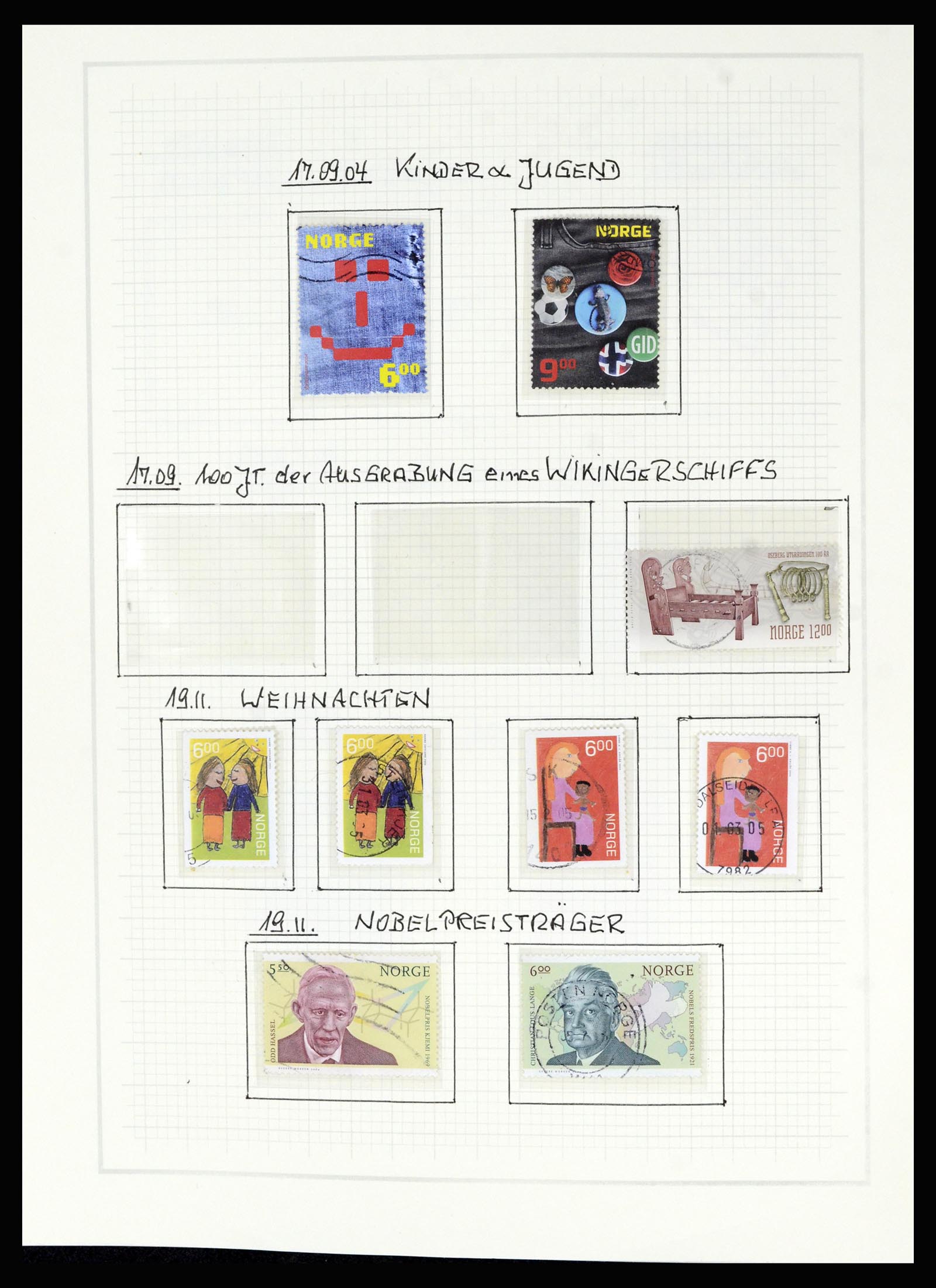 36540 185 - Postzegelverzameling 36540 Noorwegen 1855-2019!