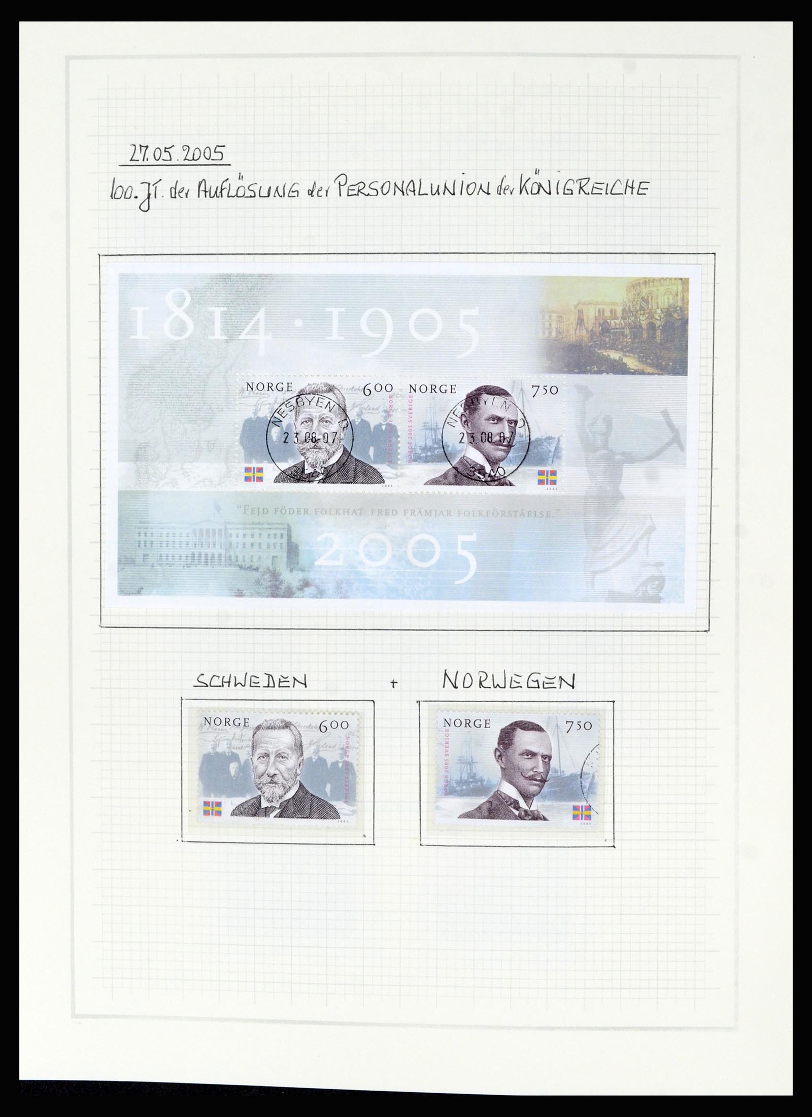 36540 188 - Postzegelverzameling 36540 Noorwegen 1855-2019!