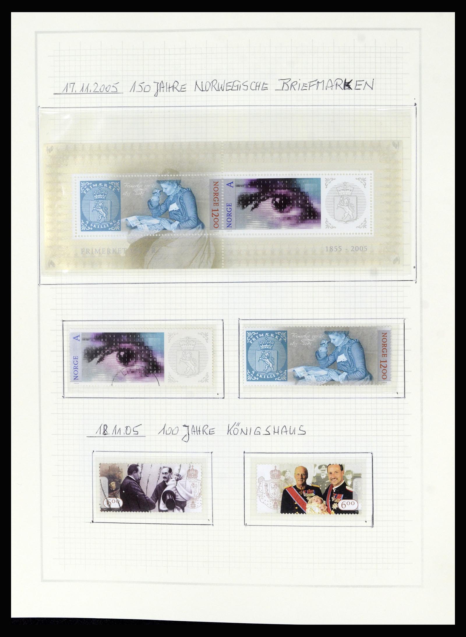 36540 191 - Postzegelverzameling 36540 Noorwegen 1855-2019!