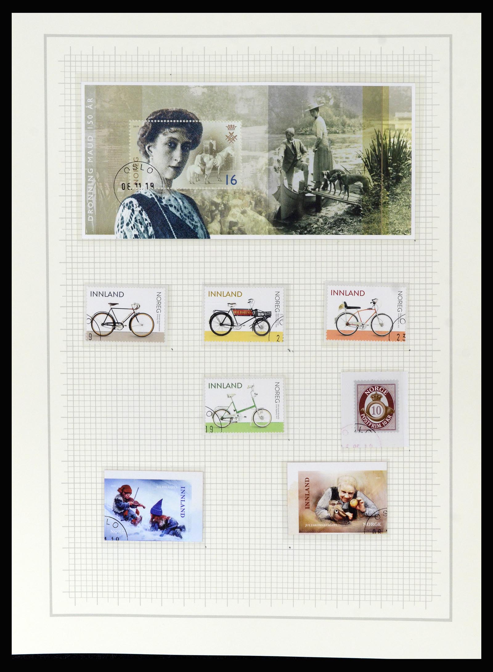 36540 244 - Postzegelverzameling 36540 Noorwegen 1855-2019!