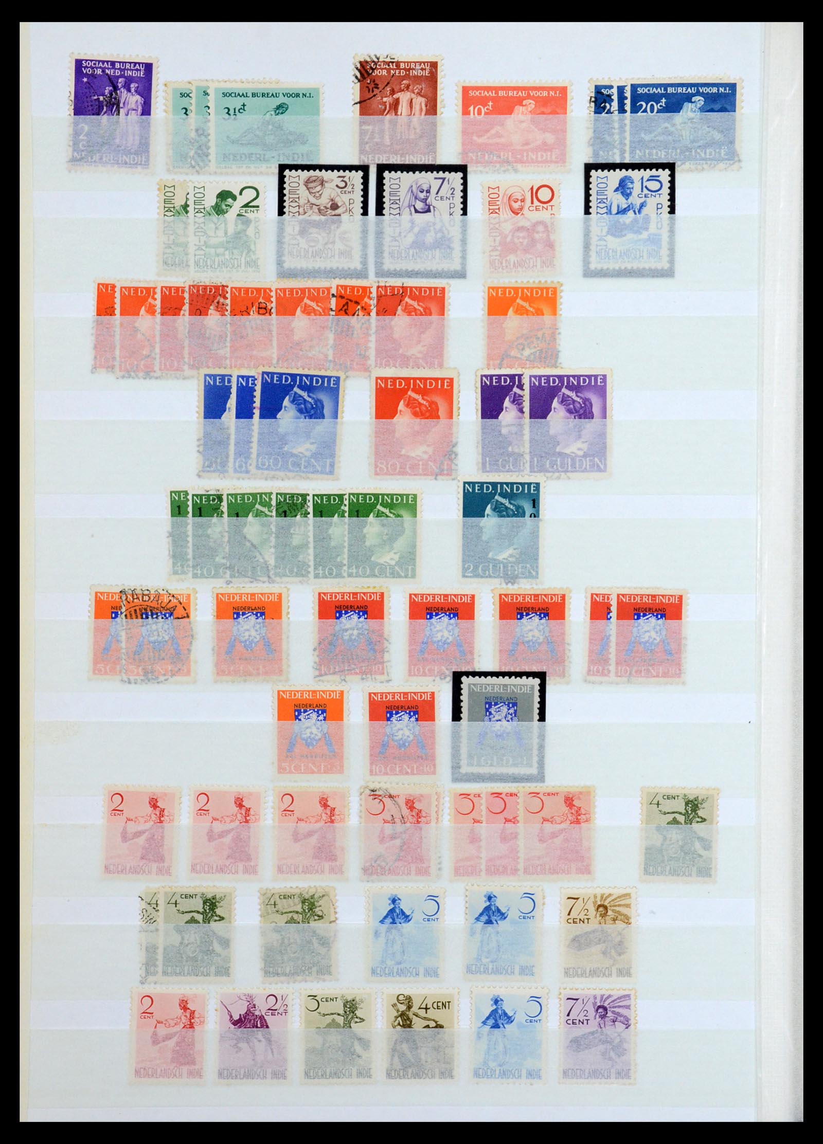 36546 012 - Stamp collection 36546 Dutch territories 1870-1948.