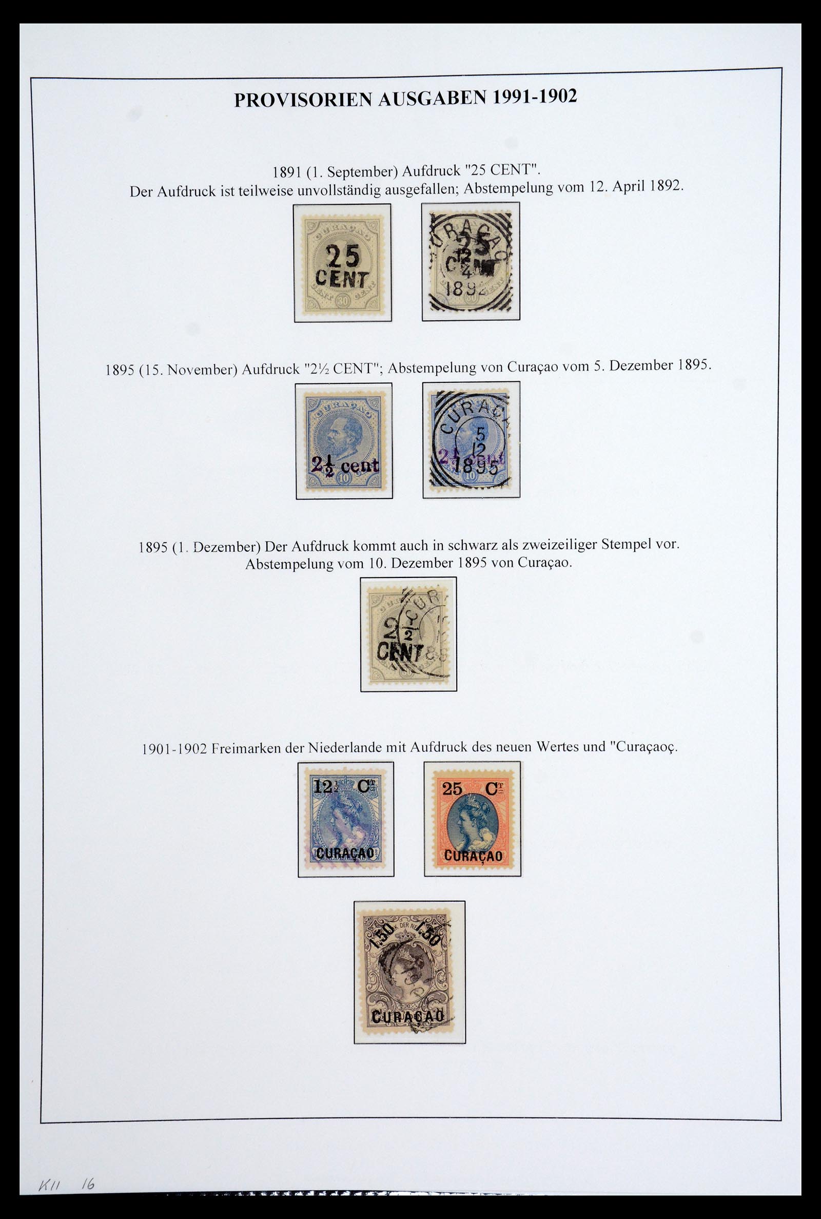 36589 004 - Postzegelverzameling 36589 Curaçao en Nederlandse Antillen 1873-1992.