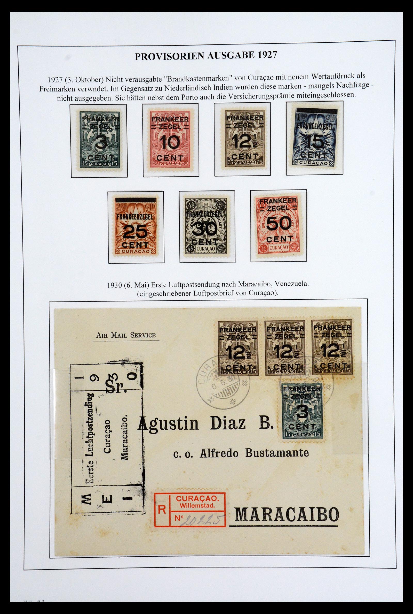 36589 010 - Postzegelverzameling 36589 Curaçao en Nederlandse Antillen 1873-1992.