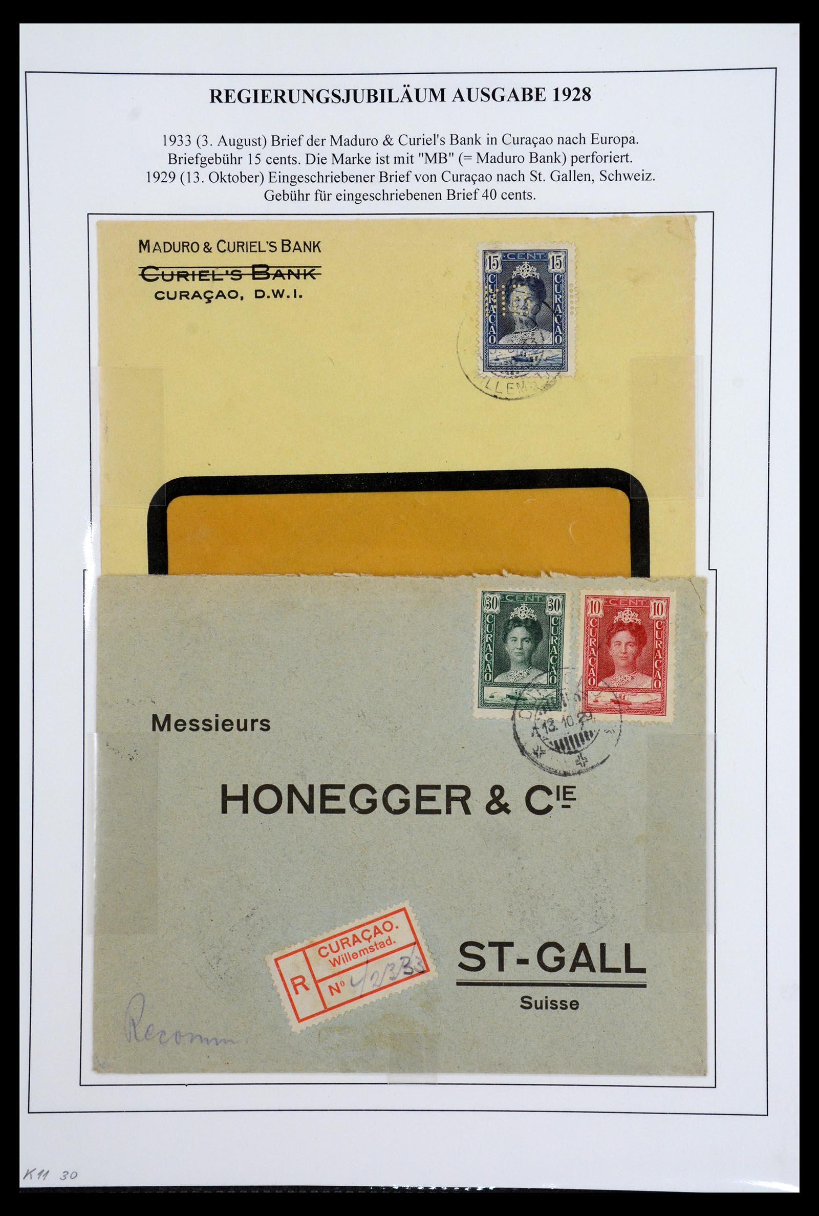 36589 012 - Postzegelverzameling 36589 Curaçao en Nederlandse Antillen 1873-1992.