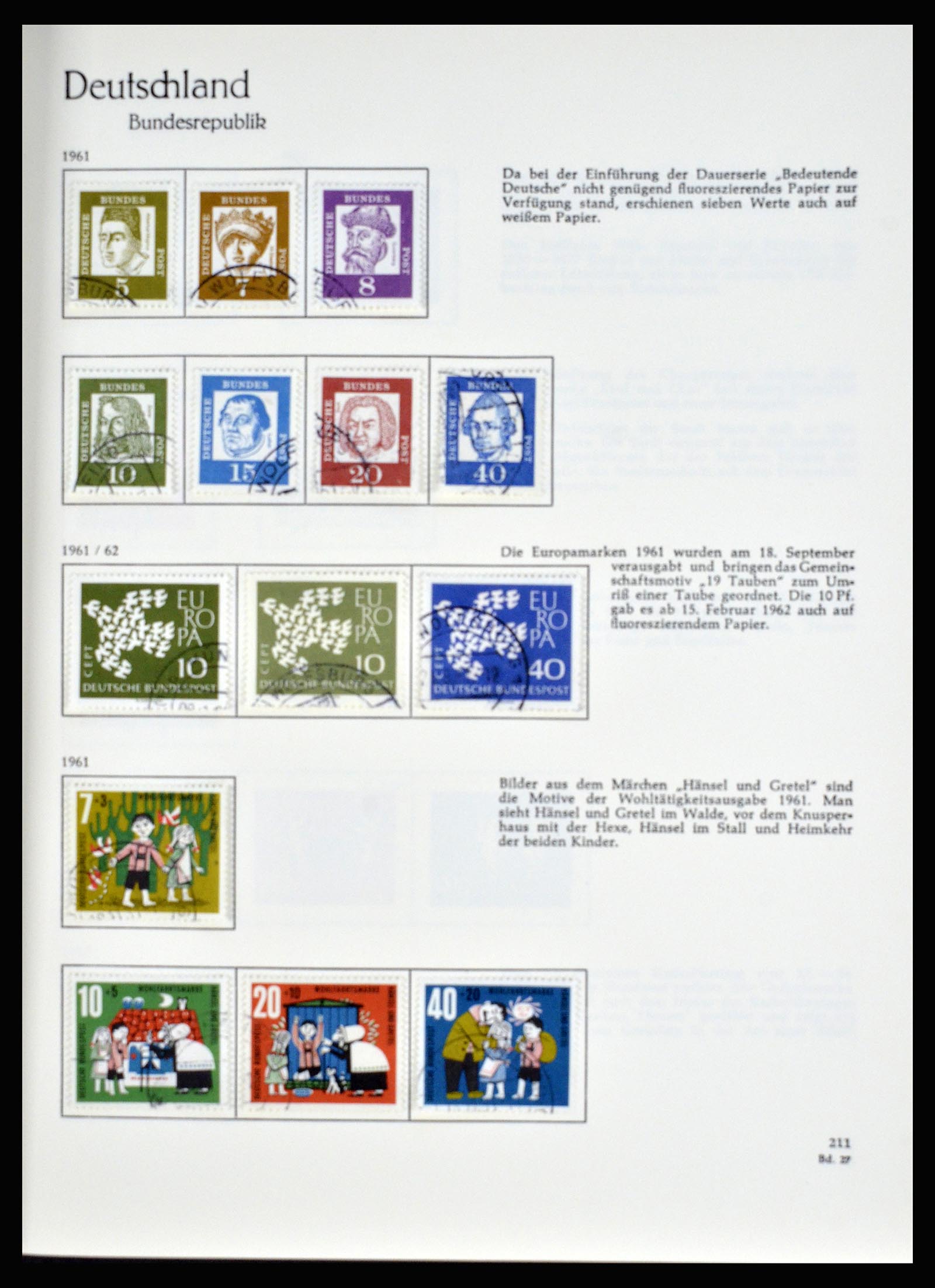 36609 081 - Postzegelverzameling 36609 Duitsland 1952-1975.