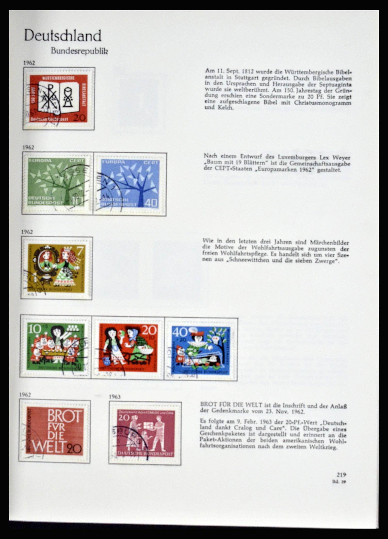 36609 083 - Postzegelverzameling 36609 Duitsland 1952-1975.
