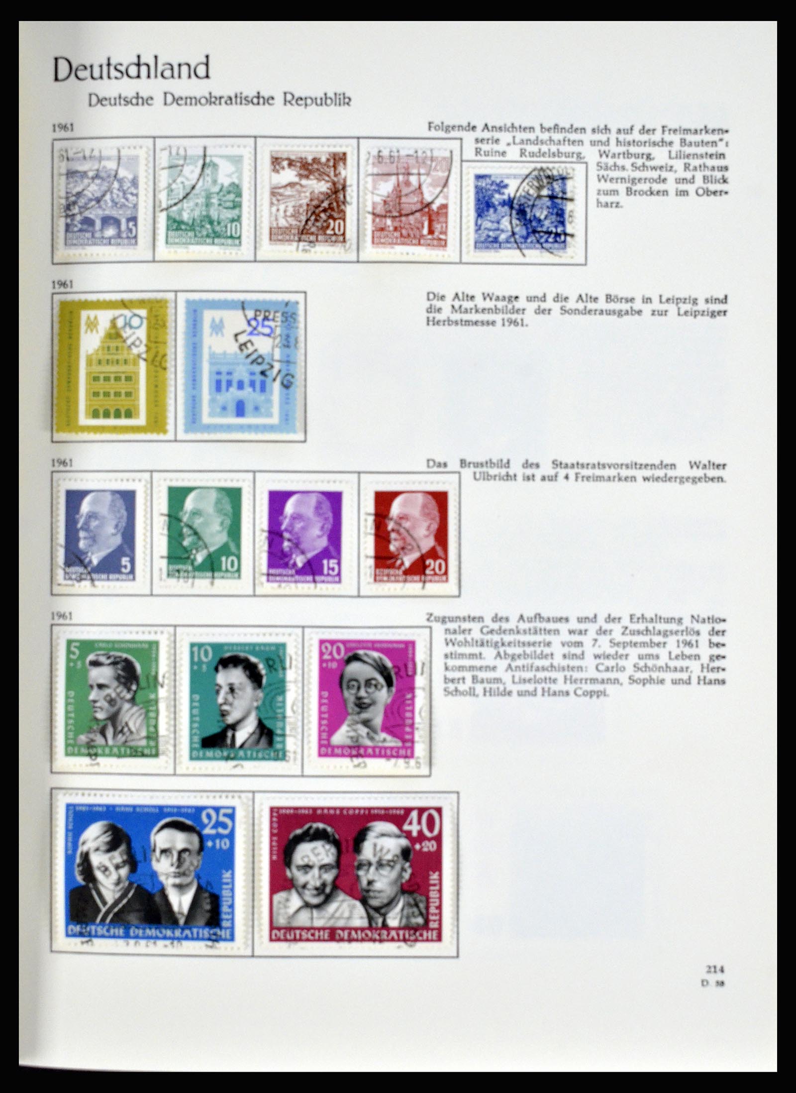 36609 088 - Postzegelverzameling 36609 Duitsland 1952-1975.